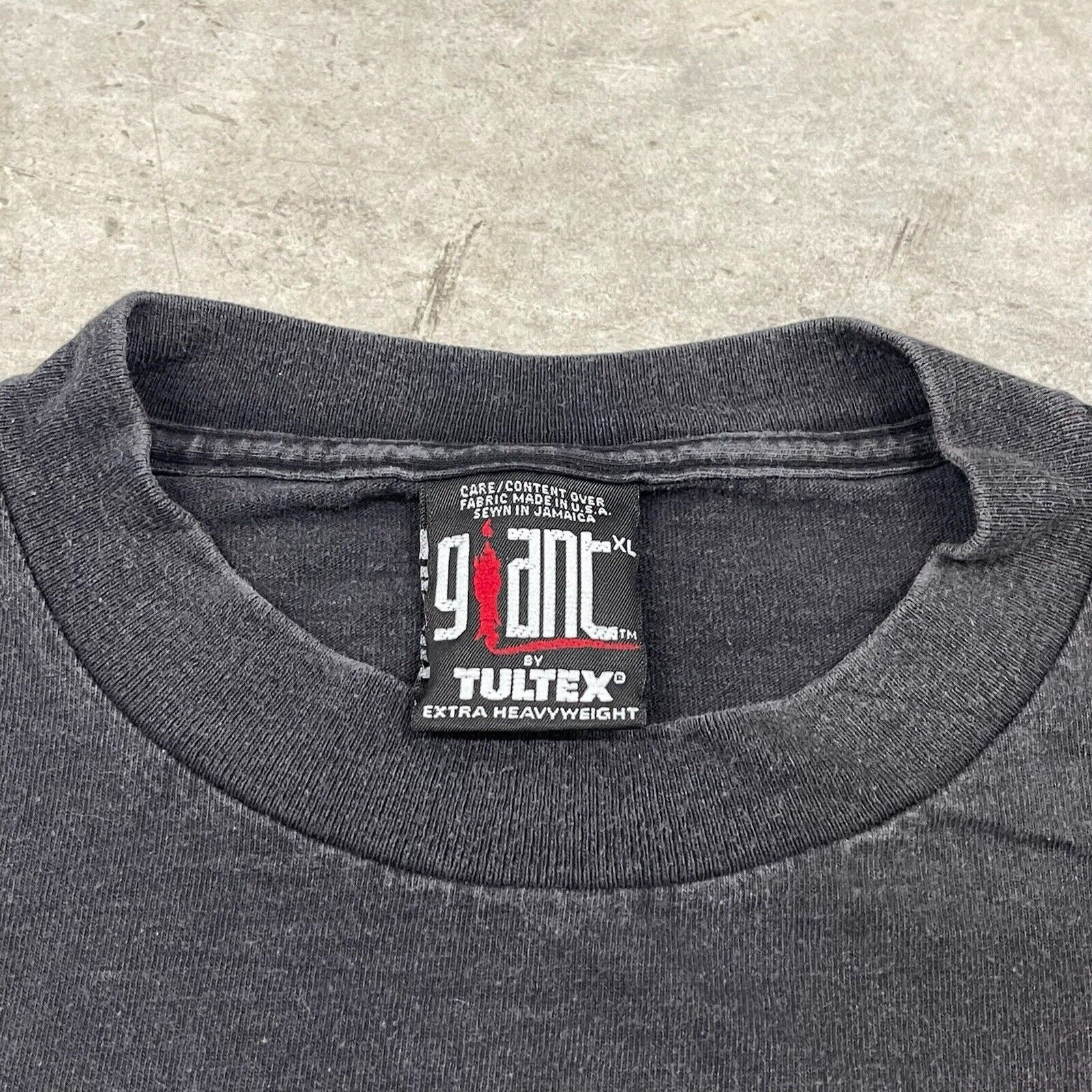 Band Tees × Giant × Vintage Vintage 90s Gravity Kills Tour Band Tee Faded Black T Shirt Size US XL / EU 56 / 4 - 5 Thumbnail