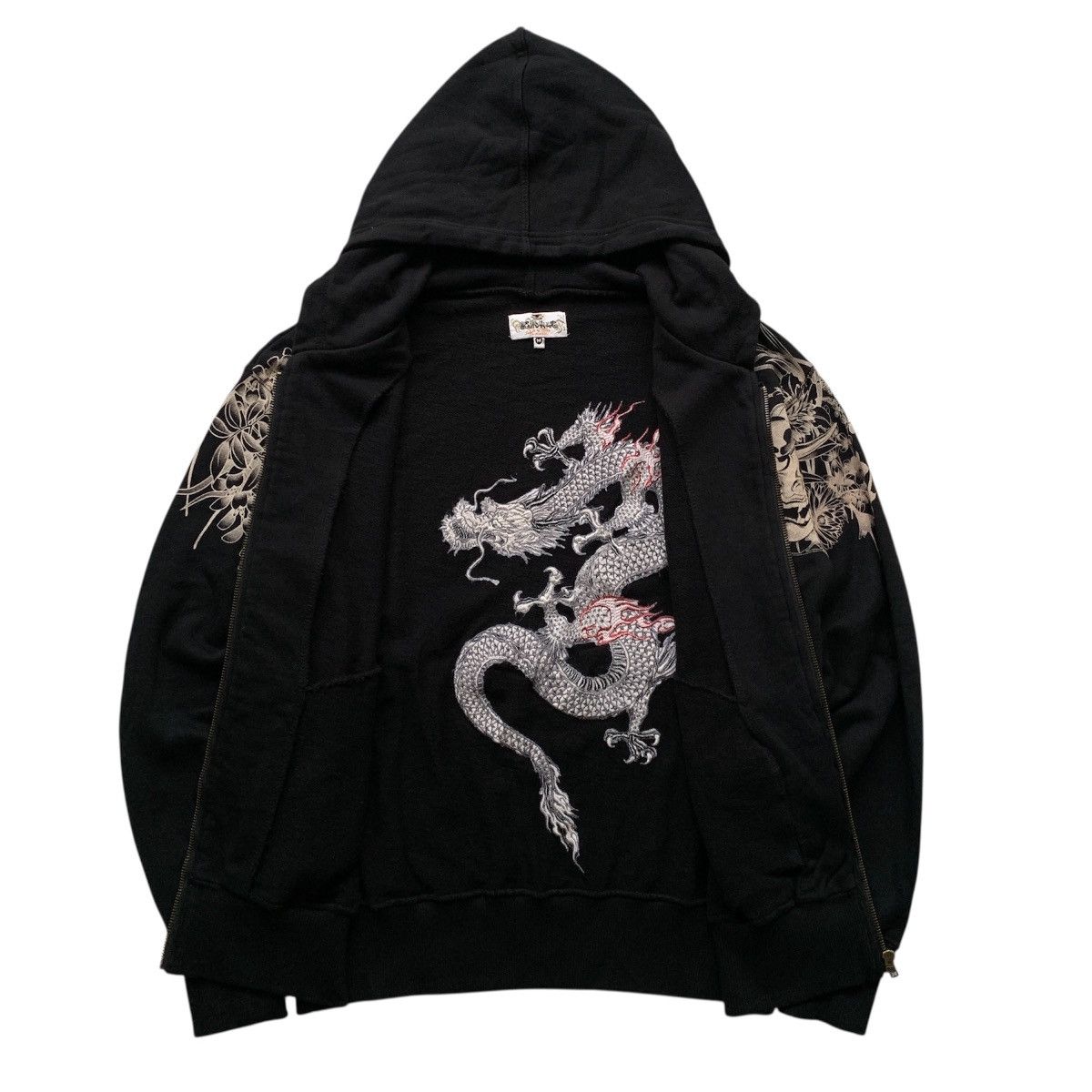 Karakuri Tamashii Karakuri Tamashii Sukajan Devil Dragon Embroidery Zip Hoodie Size US M / EU 48-50 / 2 - 6 Thumbnail