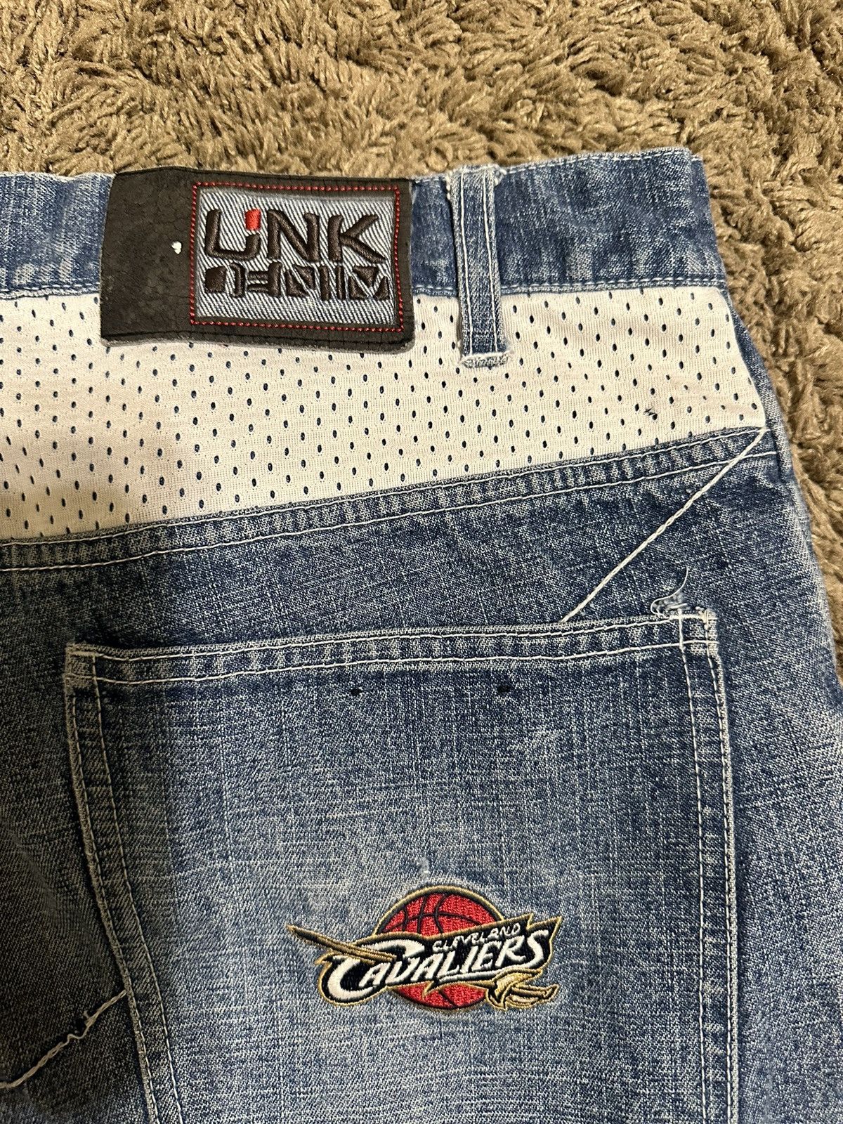 NBA × Vintage Vintage UNK NBA Cleveland Cavaliers pants 00s size 34x32 Size US 34 / EU 50 - 3 Thumbnail