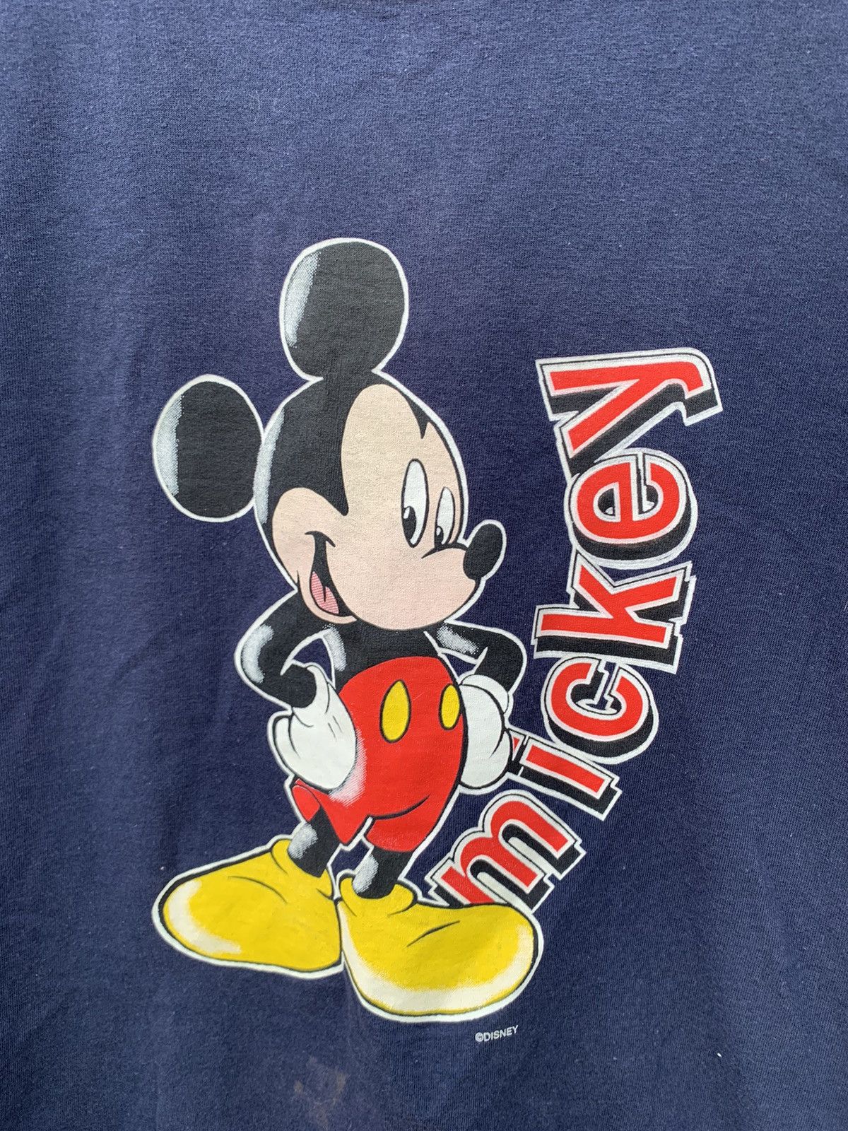 Disney Y2K Vintage Mickey Mouse Tee Printed Tee Size US S / EU 44-46 / 1 - 2 Thumbnail