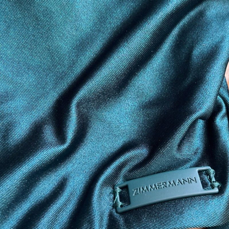 Zimmermann Zimmermann Teal Cutout Bow-Detail One Piece Swimsuit, A0/US4 Size ONE SIZE - 10 Thumbnail