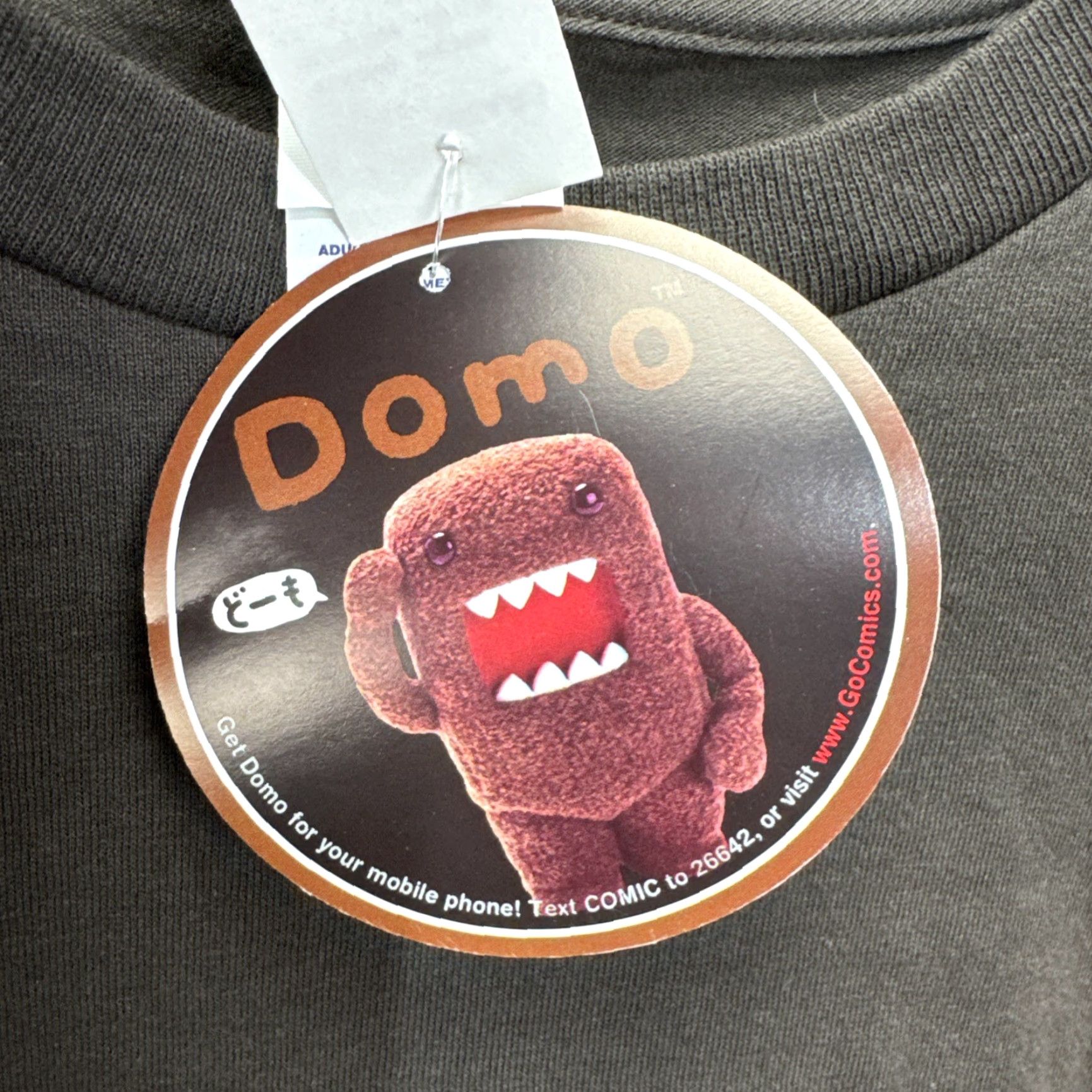 Delta VINTAGE Delta Domo Face Shirt XL Brown Graphic Print 90s Cartoon Anime Mens Size US XL / EU 56 / 4 - 5 Thumbnail