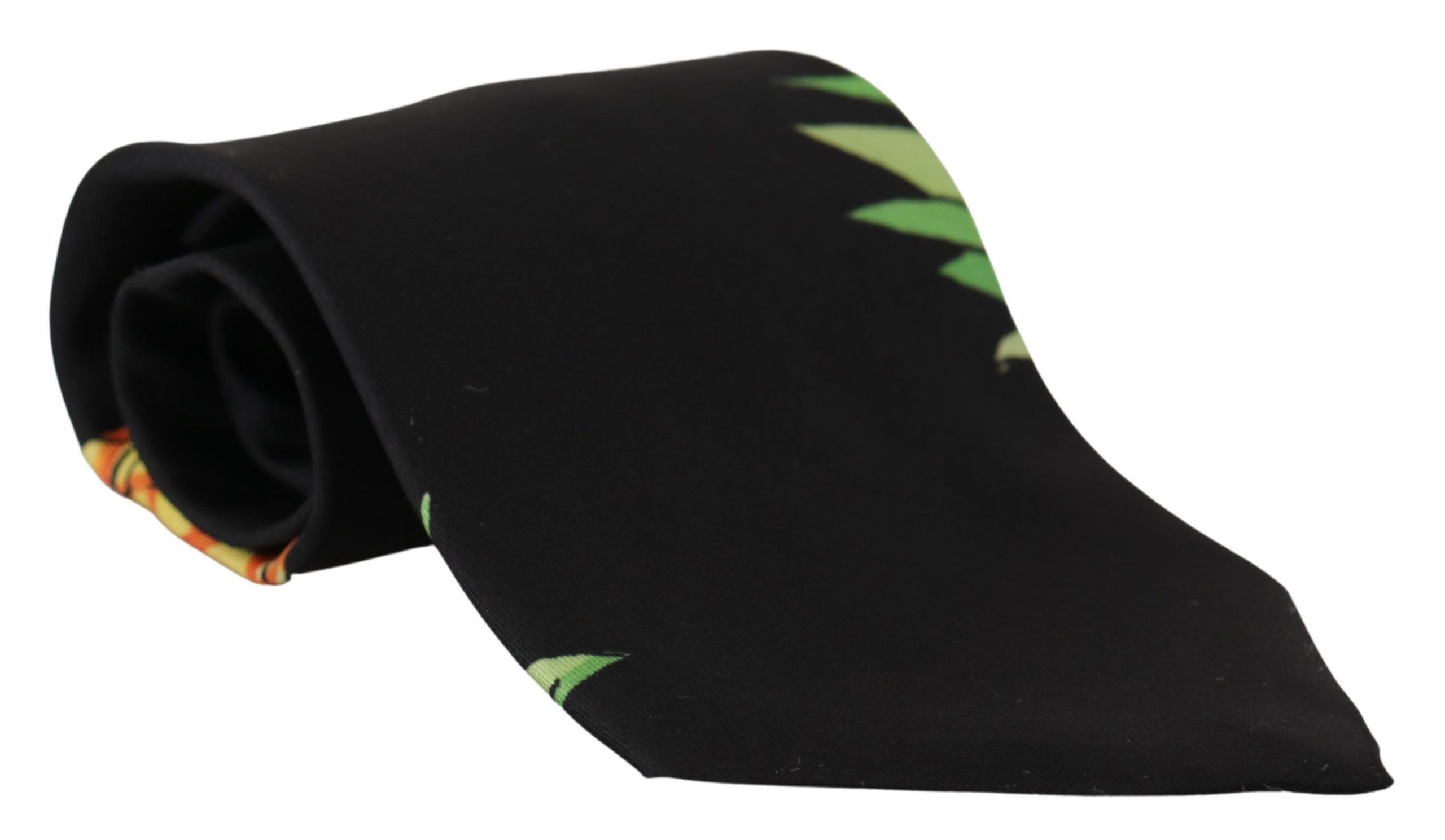 Dolce & Gabbana Elegant Black Silk Tie for Sophisticated Men's Style Size ONE SIZE - 1 Thumbnail