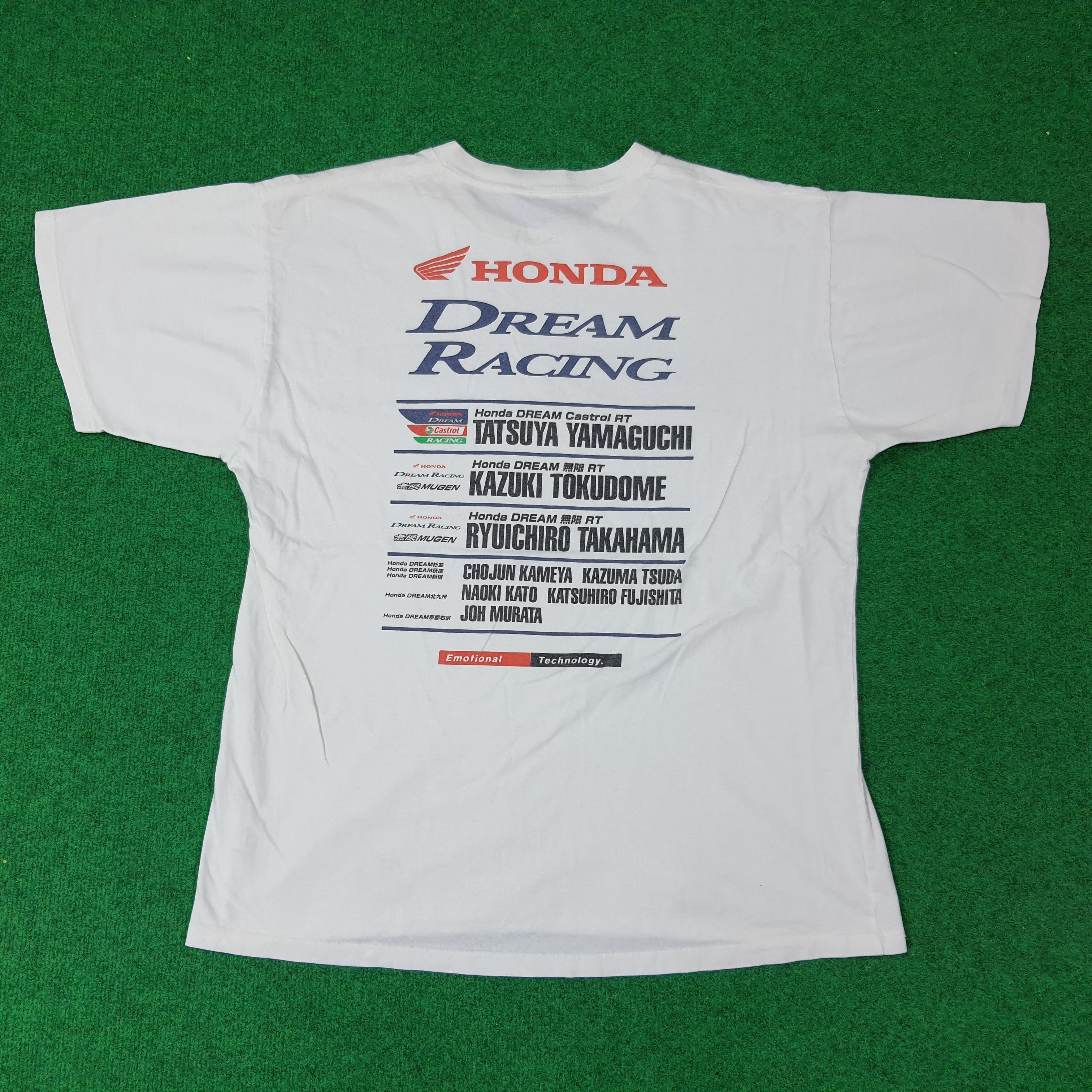 Honda Vintage Honda Racing Dream Mugen Motorsports Tshirt C267N26 Size US L / EU 52-54 / 3 - 1 Thumbnail