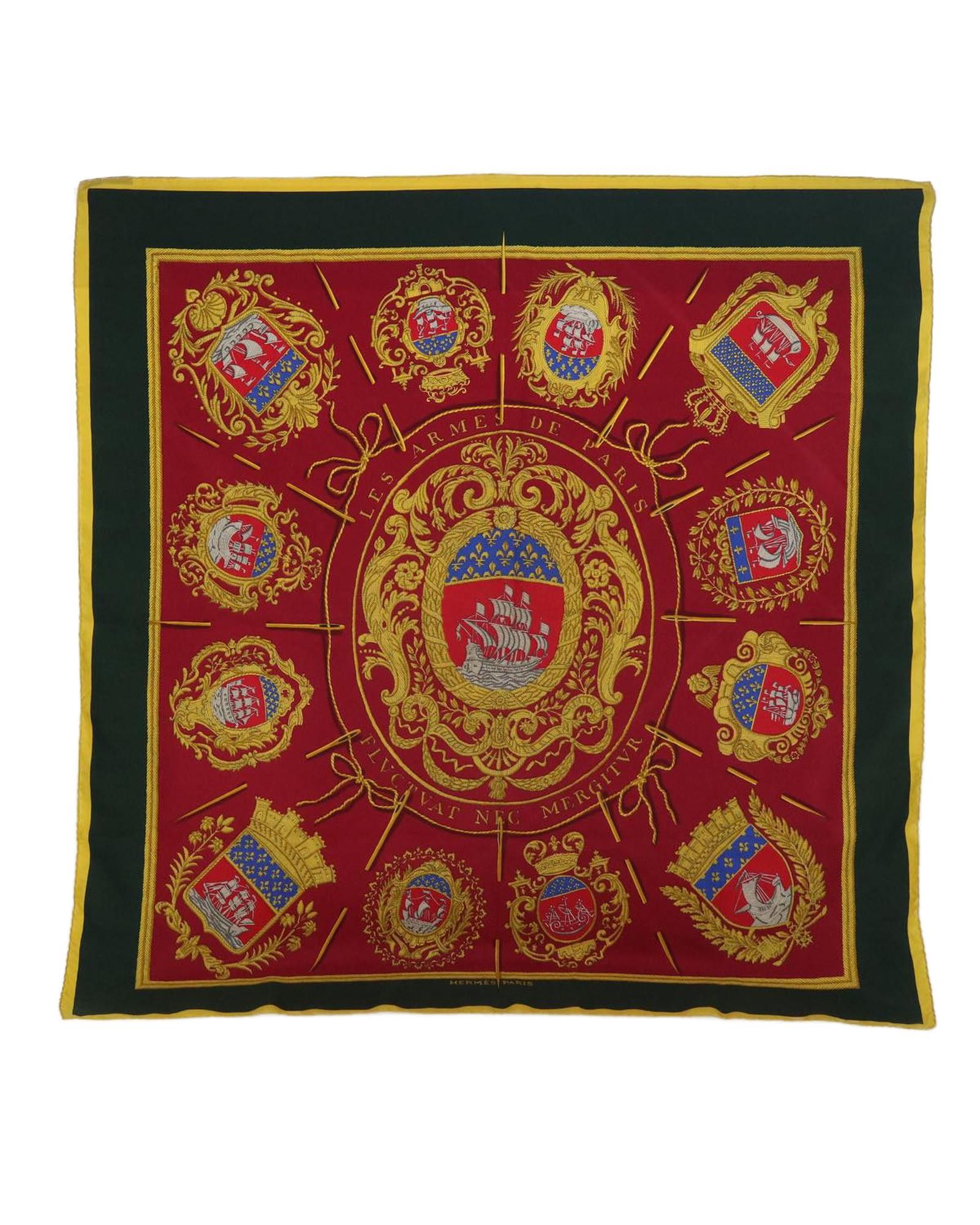 image of Hermes Captivating Multicolour Silk Scarf, Women's