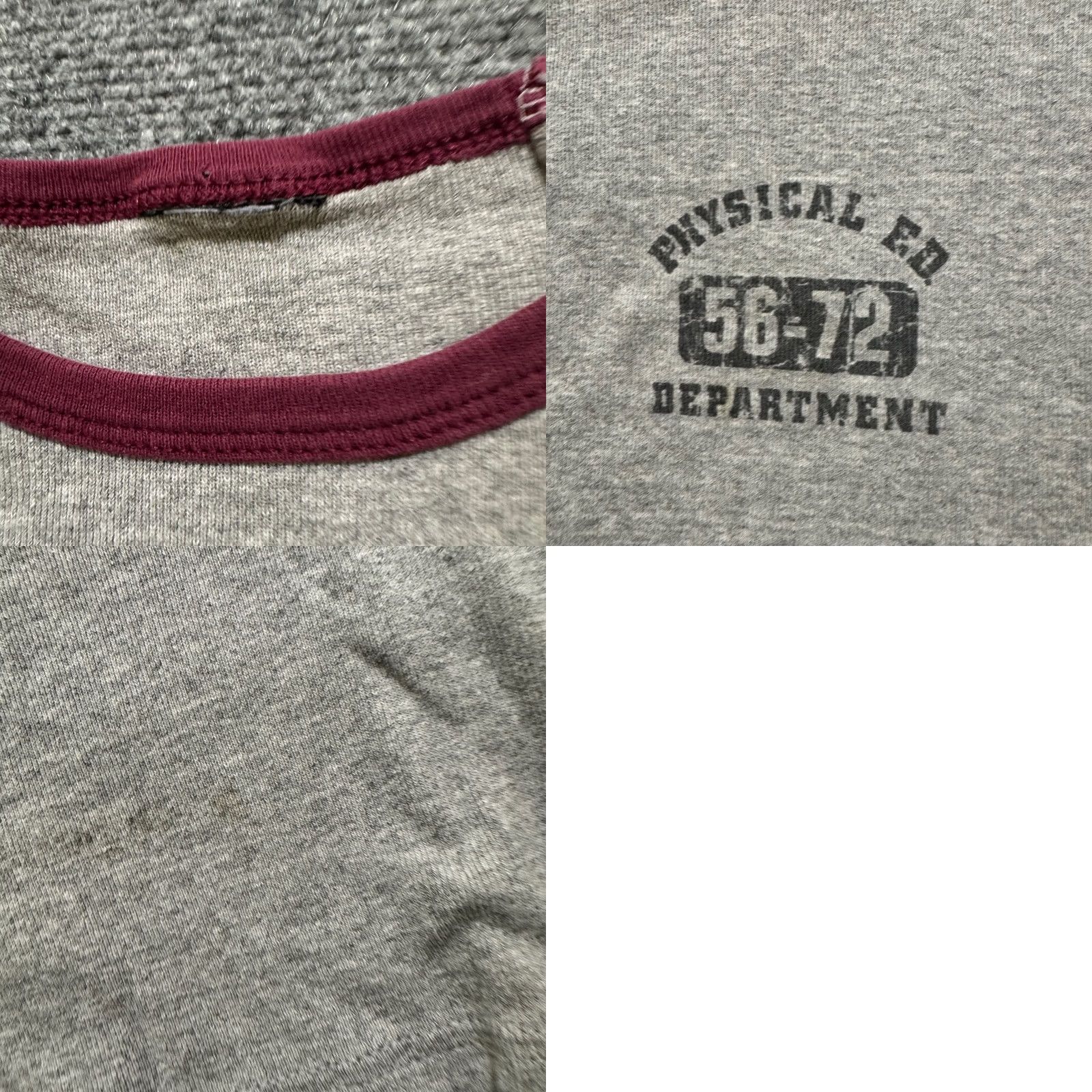 Vintage VINTAGE Ambercrombie & Fitch Longsleeve Shirt Women's M Maroon Athletic Dept Y2K Size M / US 6-8 / IT 42-44 - 8 Thumbnail