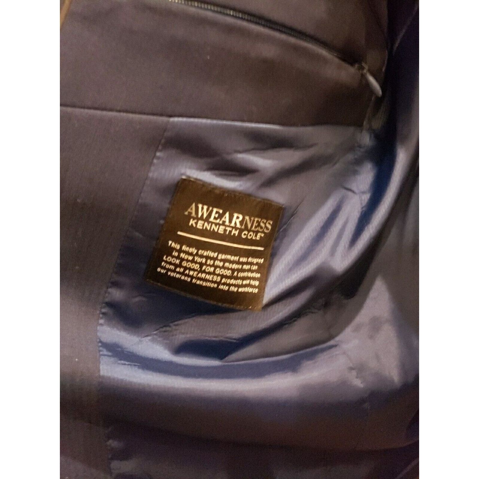 Kenneth Cole NEW Kenneth Cole Awareness Wool Suit 43R / 38W Size 42L - 5 Thumbnail