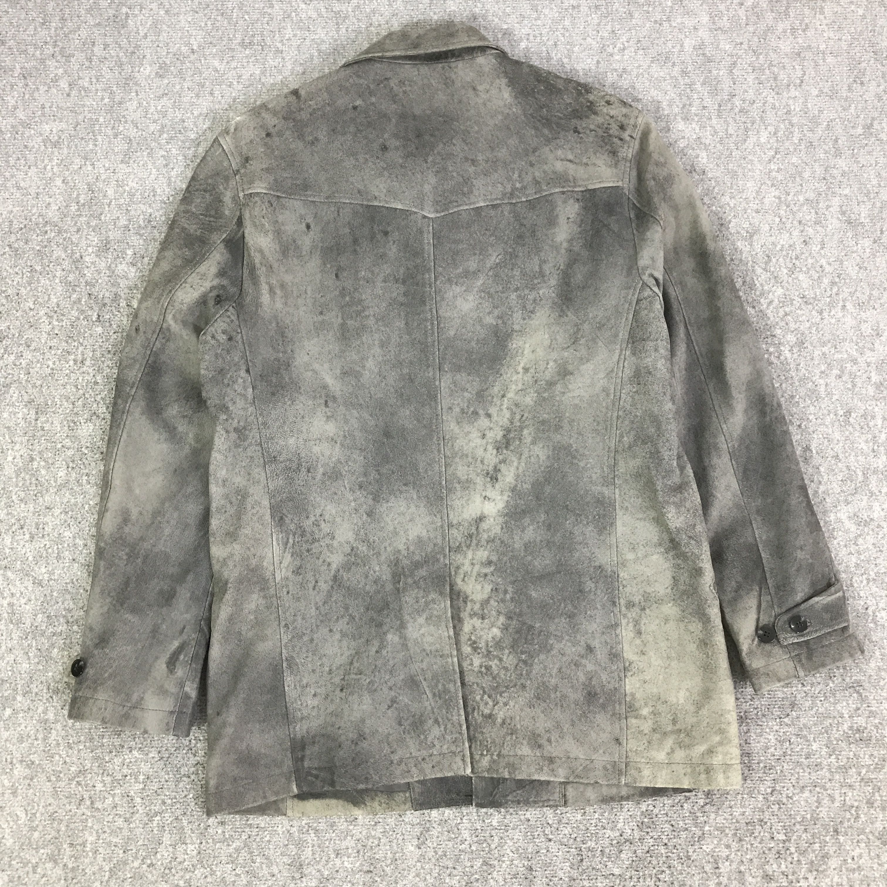 Japanese Brand WIND ARMOR NICHIWA LEATHER PUNK JACKET K105B7 Size US L / EU 52-54 / 3 - 3 Thumbnail