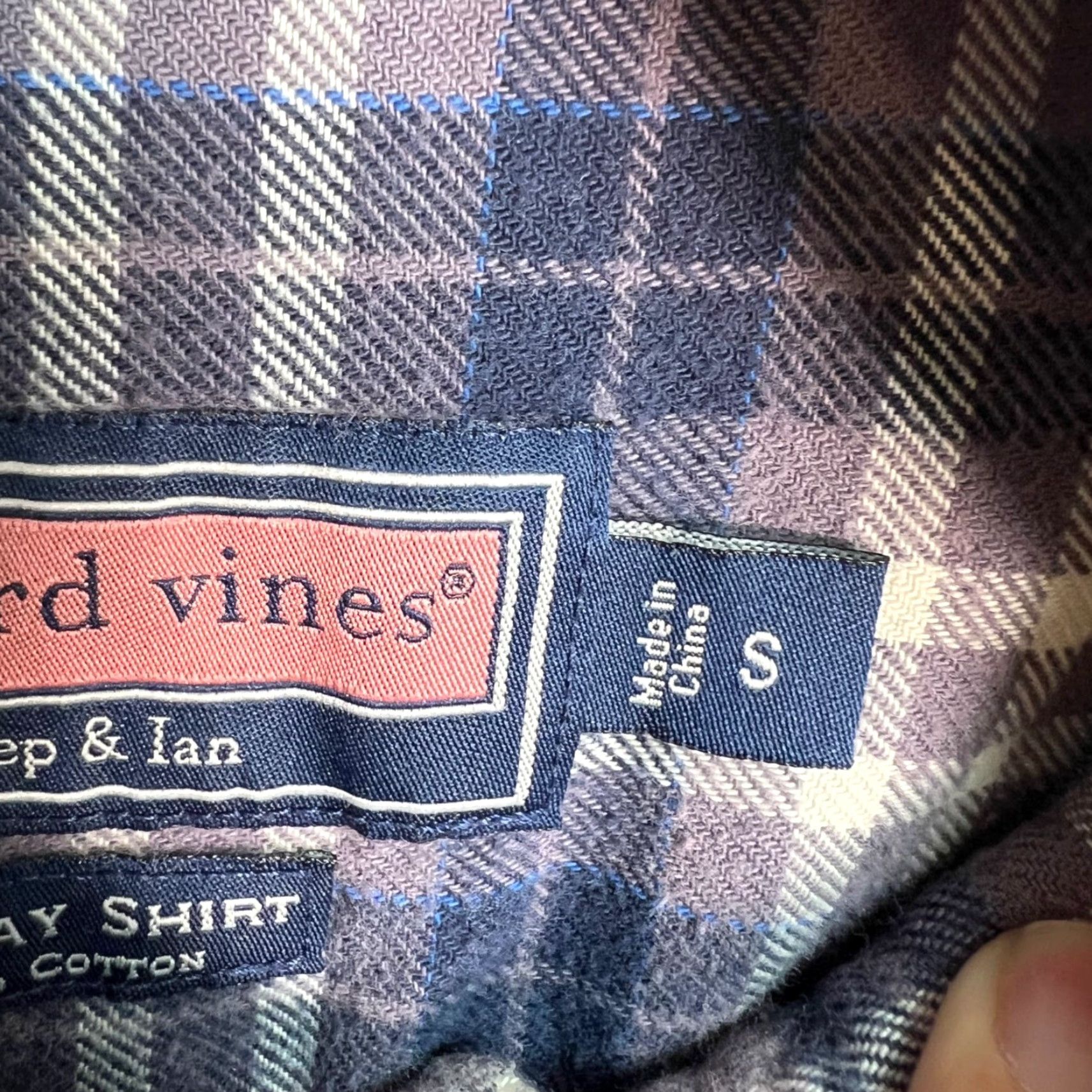Vineyard Vines Vineyard Vines Murray Shirt Mens Blue Plaid Button-Down Cotton S Small Shirt Mens Blue Plaid Murray Shirt Size US S / EU 44-46 / 1 - 4 Thumbnail