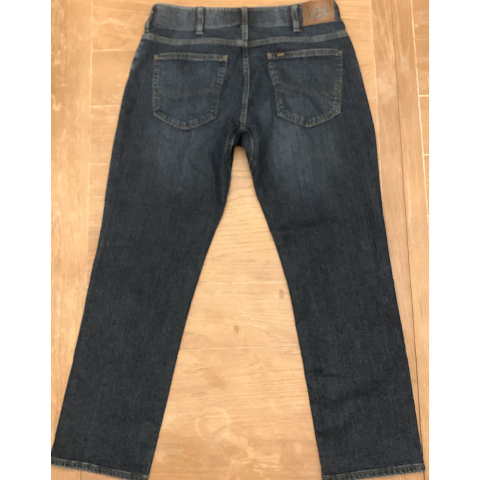 Lee LEE MODERN SERIES EXTREME MOTION STRAIGHT FIT TAPERED LEG DENIM JEANS EUC 30X34 Mens Jeans Regular 5-Pocket Blue Cotton Denim EUC 30X34 Size US 30 / EU 46 - 3 Thumbnail