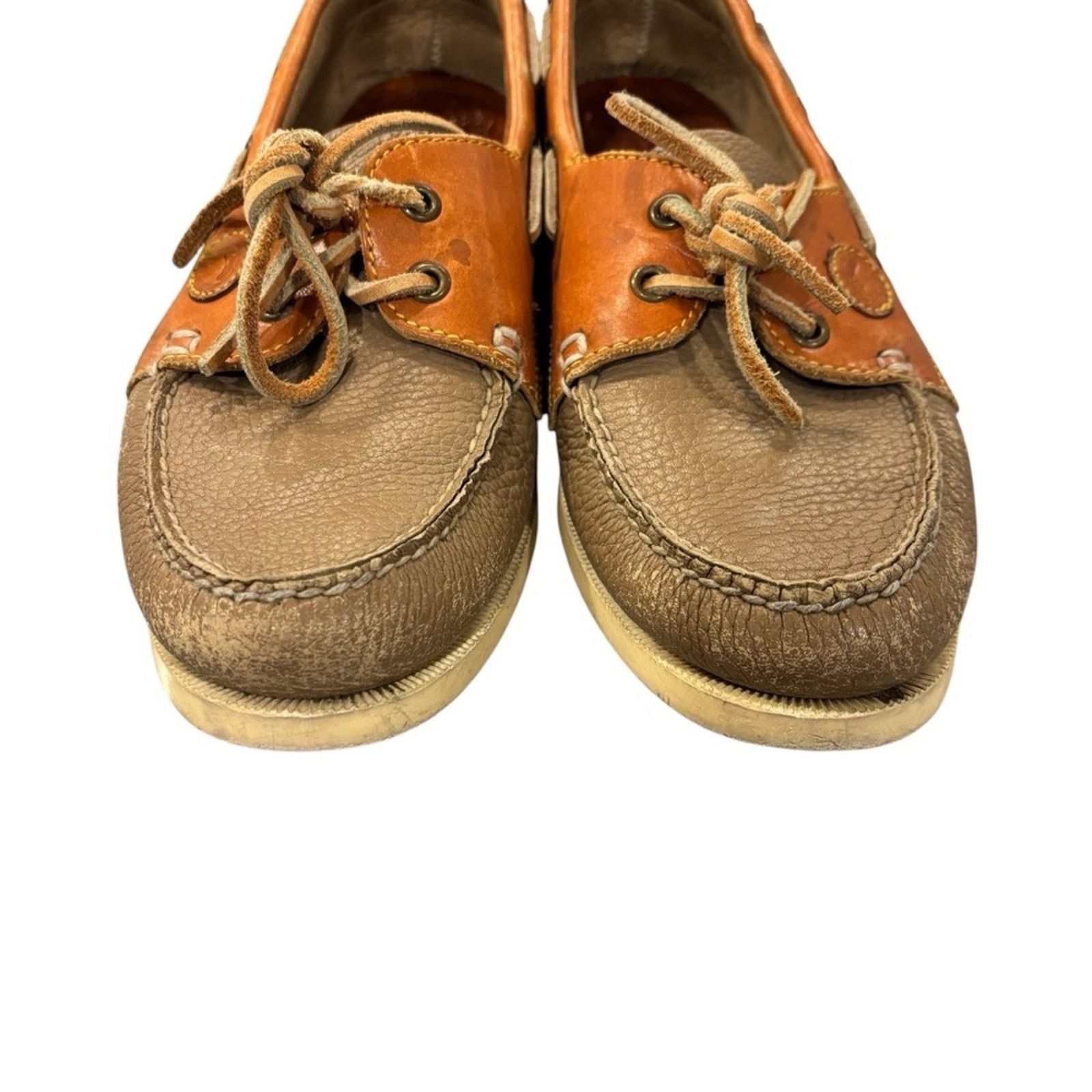Dooney & Bourke Vintage DOONEY & BOURKE Leather Boat Shoes, Size 8 Size US 8 / IT 38 - 2 Thumbnail