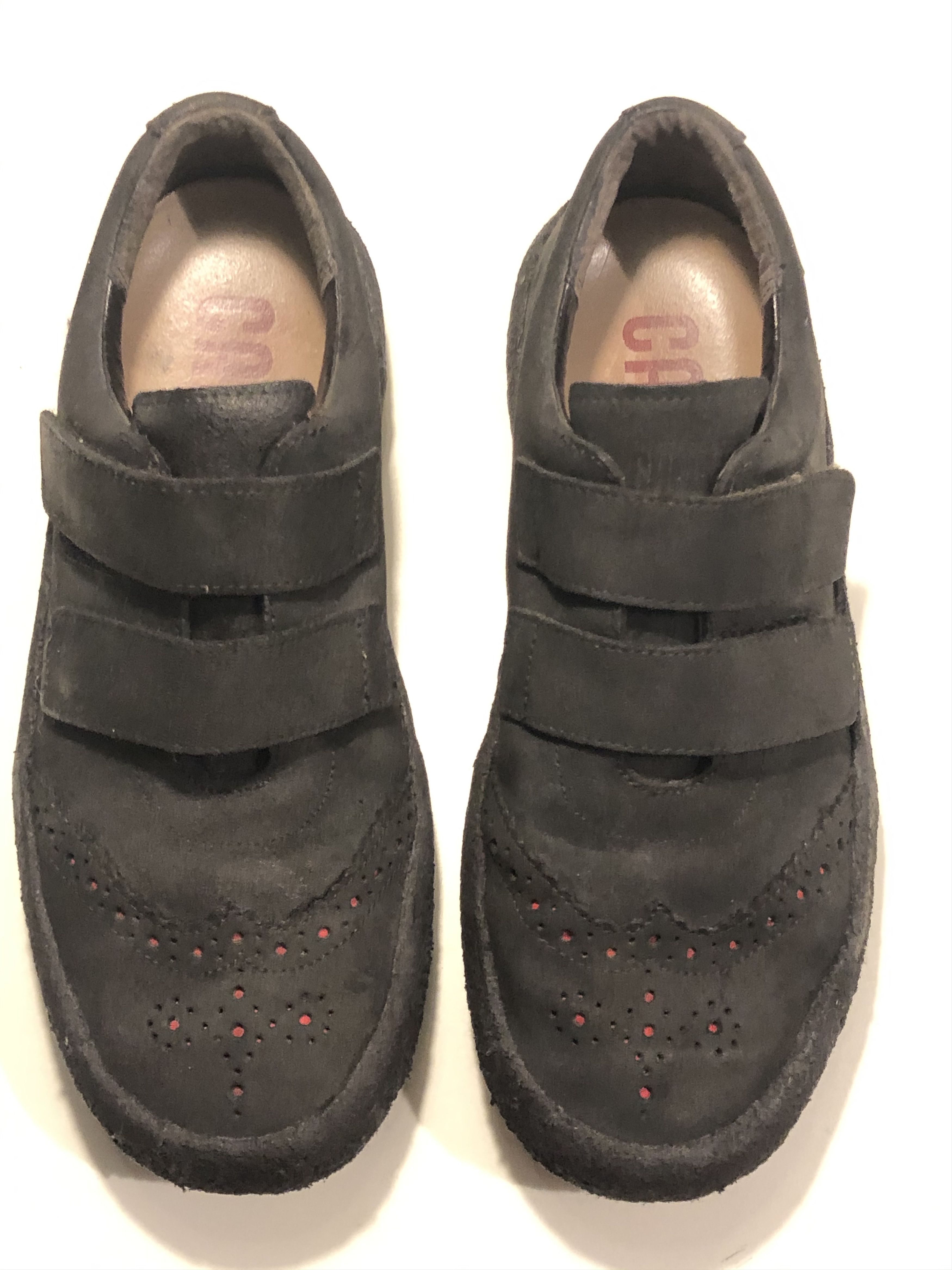 Camper Velcro shoes with perforated decorations size 41 Size US 8.5 / EU 41-42 - 1 Thumbnail