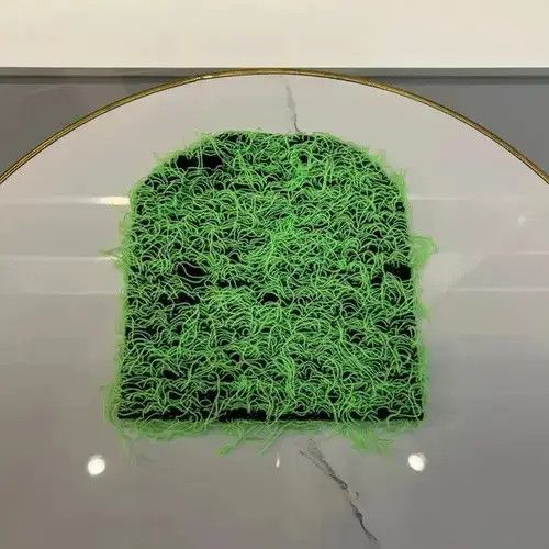 Other Y2K Knitted Mossy Beanie Hat Size ONE SIZE - 2 Thumbnail