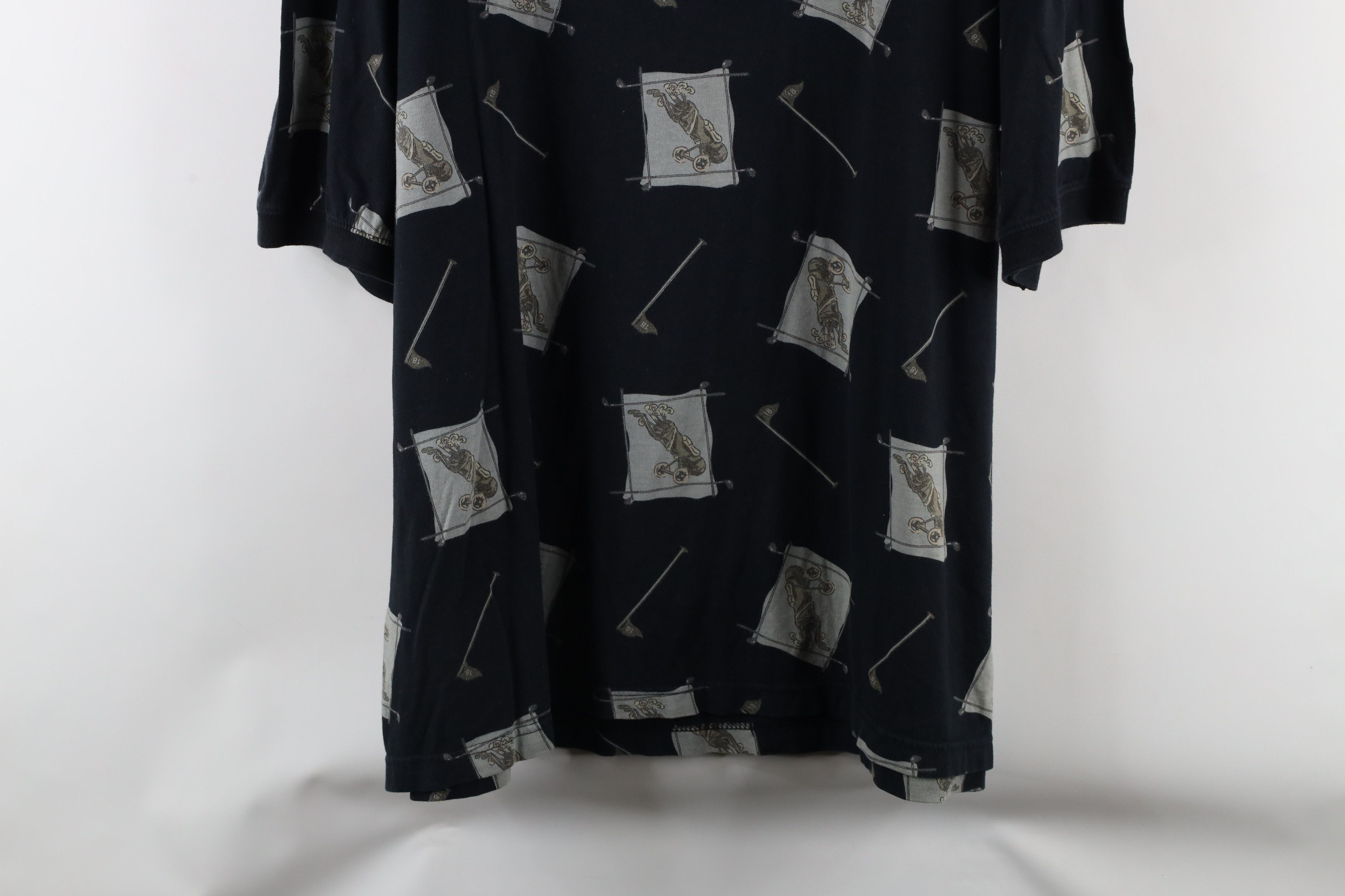 Vintage Vintage 90s Streetwear Over Print Golf Collared Polo Shirt Size US XL / EU 56 / 4 - 9 Thumbnail