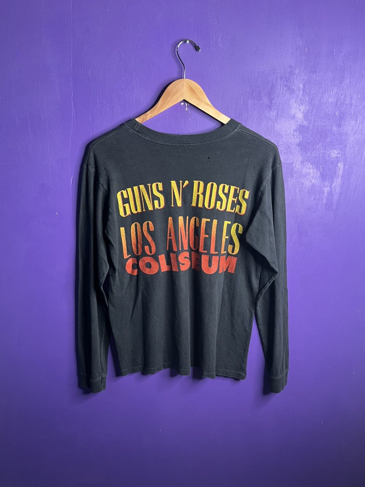 Band Tees × MadeWorn Vintage 70s Style Madeworn Guns N’ Roses long-sleeve Size US S / EU 44-46 / 1 - 2 Thumbnail