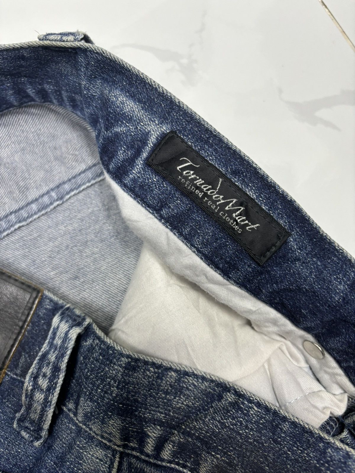 If Six Was Nine × Japanese Brand × Tornado Mart 🔥Skinny Tornado Mart Distressed Denim Size US 32 / EU 48 - 11 Thumbnail