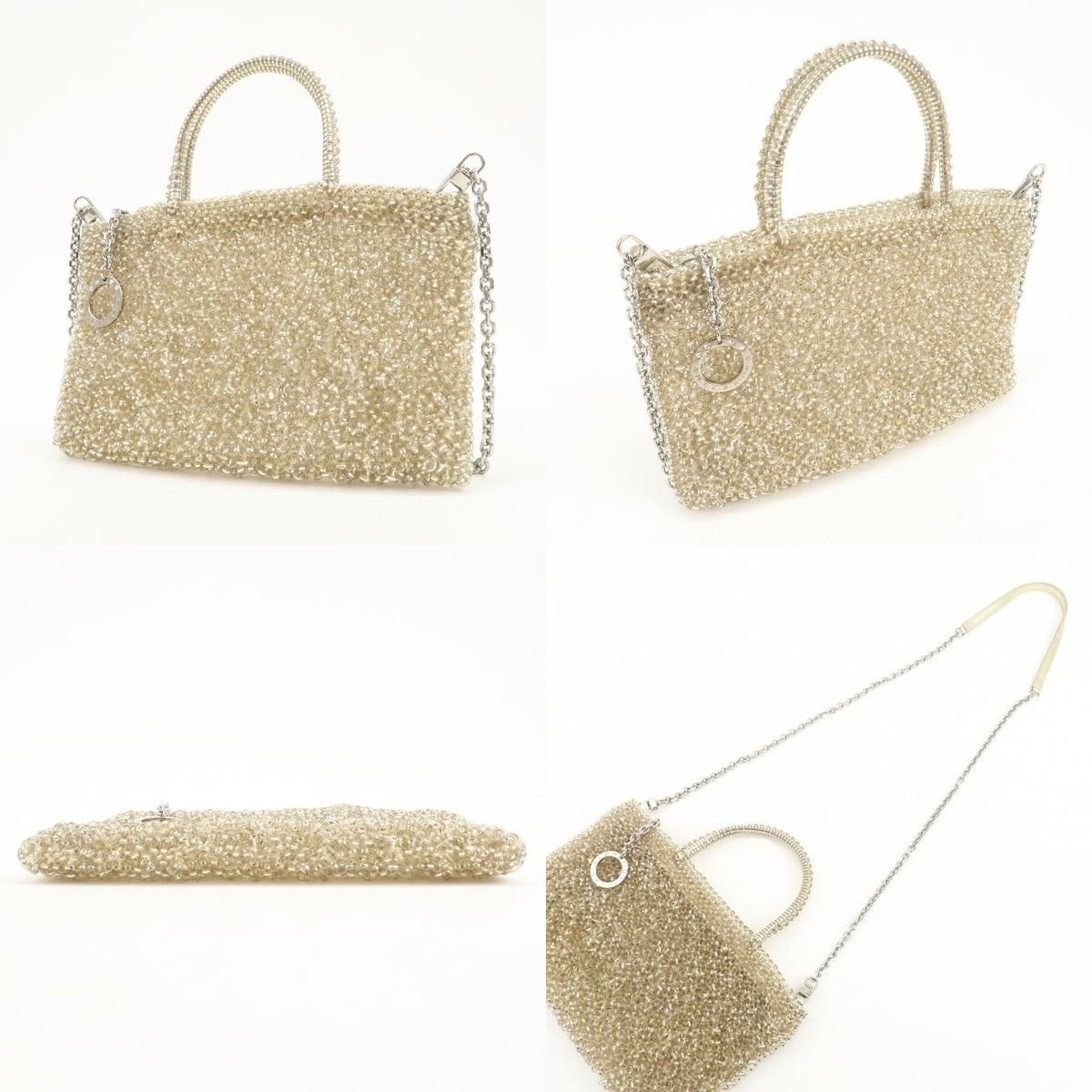 ANTEPRIMA Anteprima Wire Bag PVC Shoulder Gold Size ONE SIZE - 3 Thumbnail