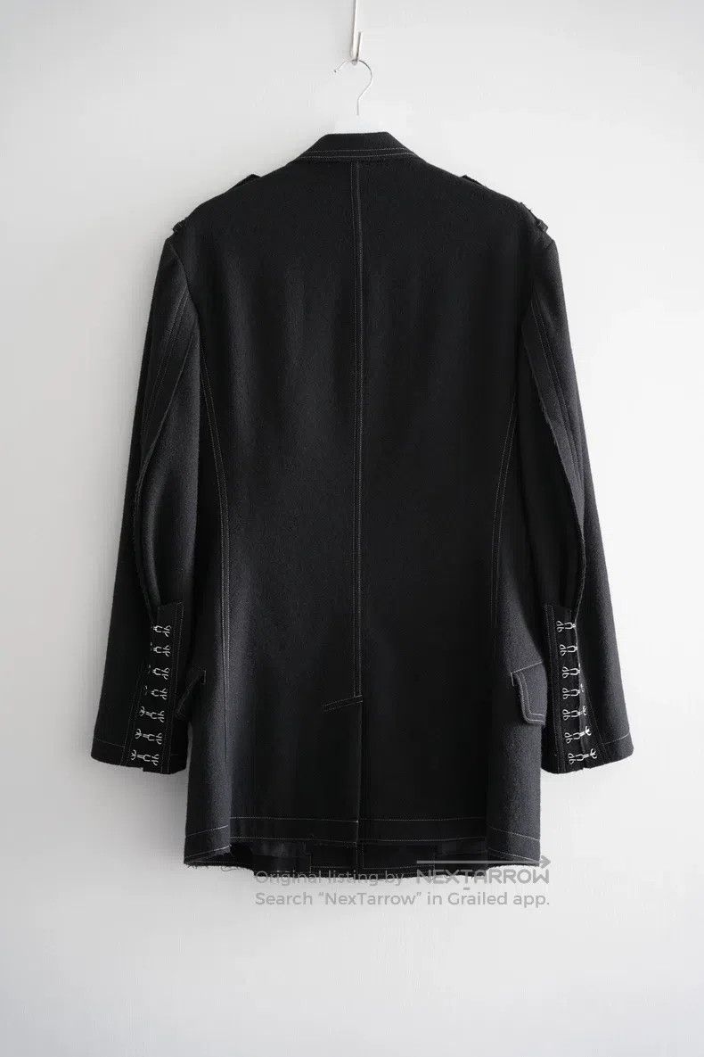 Yohji Yamamoto YOHJI YAMAMOTO Hook button military style jacket suit Size US M / EU 48-50 / 2 - 2 Thumbnail