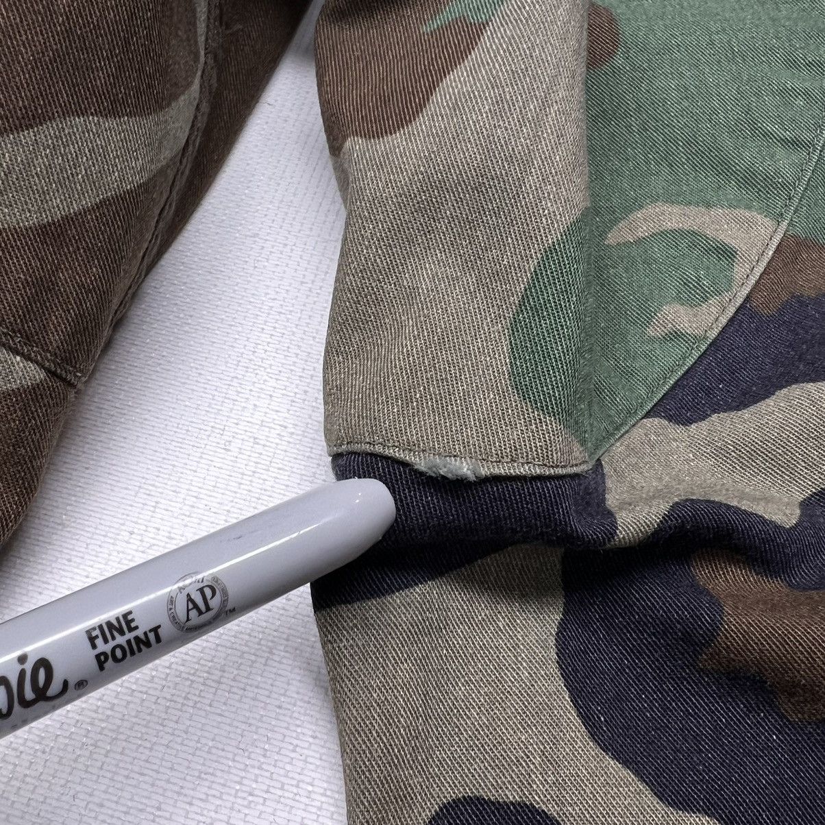 Vintage Military Pants Green Camo Cargo Woodland US Army Baggy Size US 28 / EU 44 - 19 Thumbnail