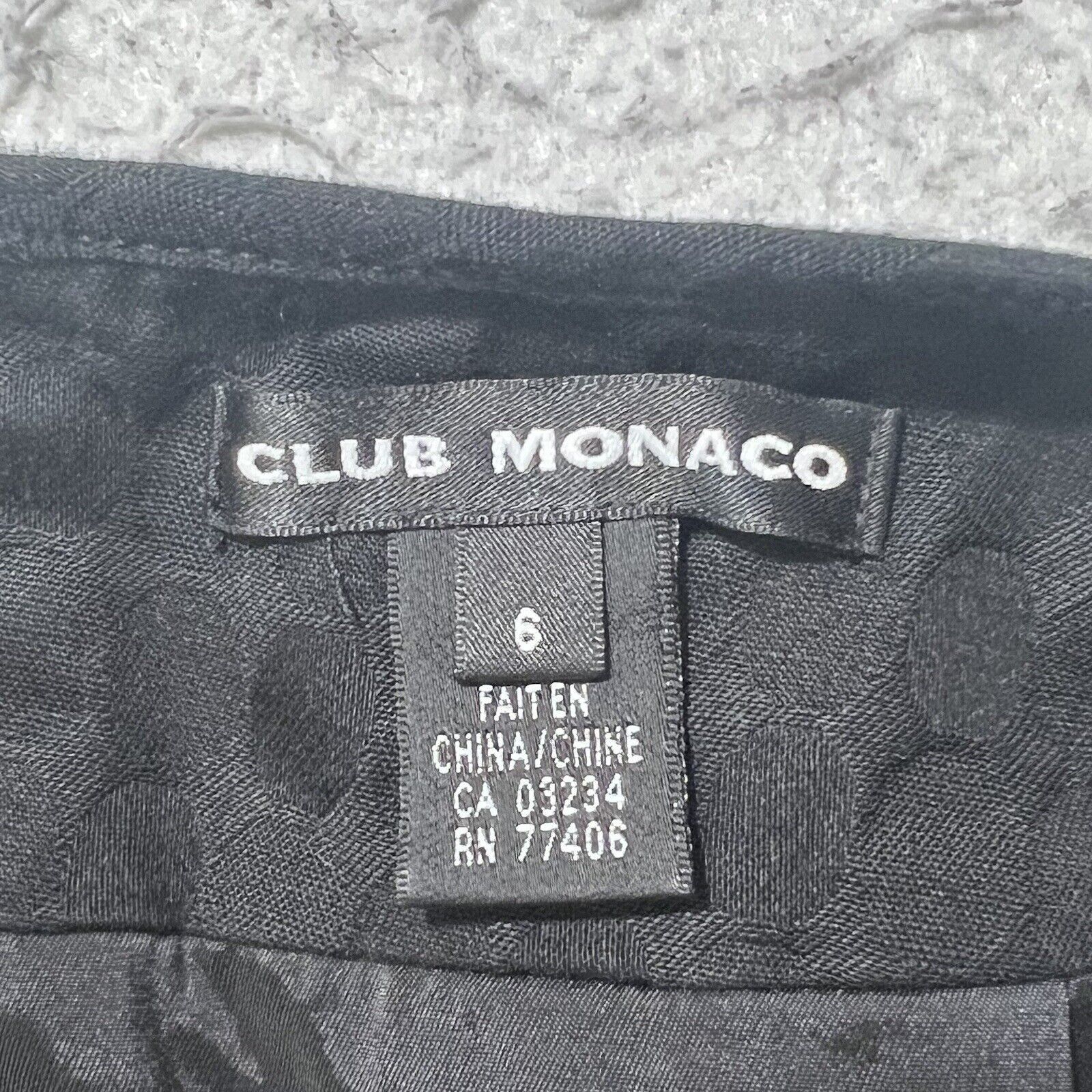 Club Monaco Club Monaco Straight Pencil Career Pleated Skirt Textured Size 28" / US 6 / IT 42 - 4 Thumbnail