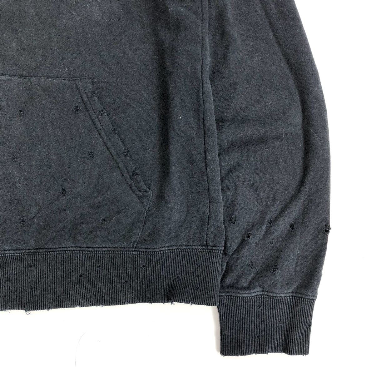 If Six Was Nine × Japanese Brand × Le Grande Bleu (L.G.B.) 1990s Monsieur Nicole Distressed Punk LGB Style Zip Hoodie Size US M / EU 48-50 / 2 - 11 Thumbnail