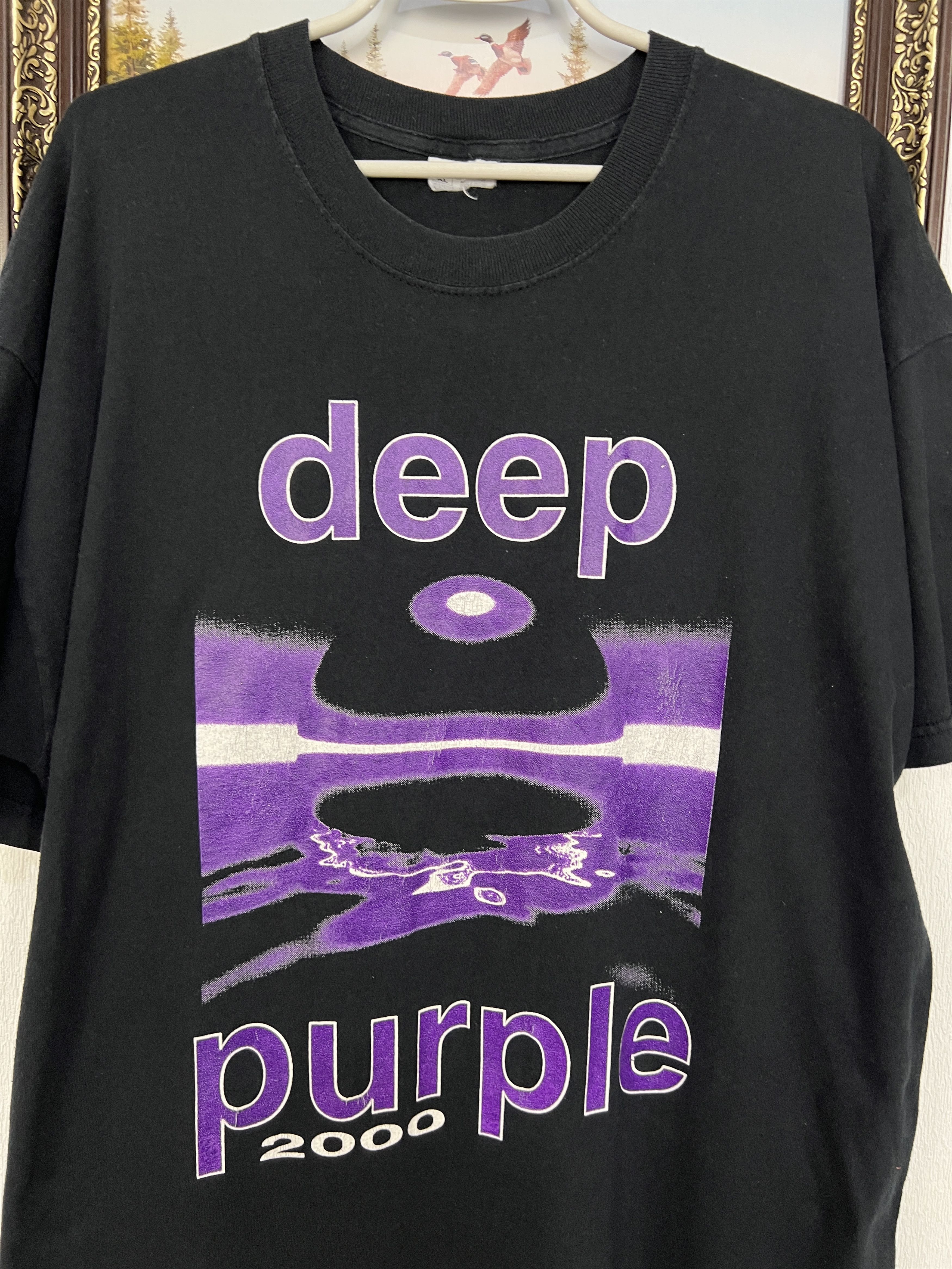 Vintage Vintage 90's Deep Purple Europe Tour Band Tee Over Print Size US XL / EU 56 / 4 - 3 Thumbnail