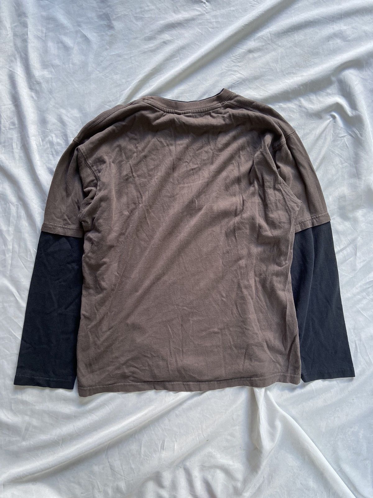 Japanese Brand BADBOY DOUBLE LAYER LONG SLEEVE Size US L / EU 52-54 / 3 - 9 Thumbnail