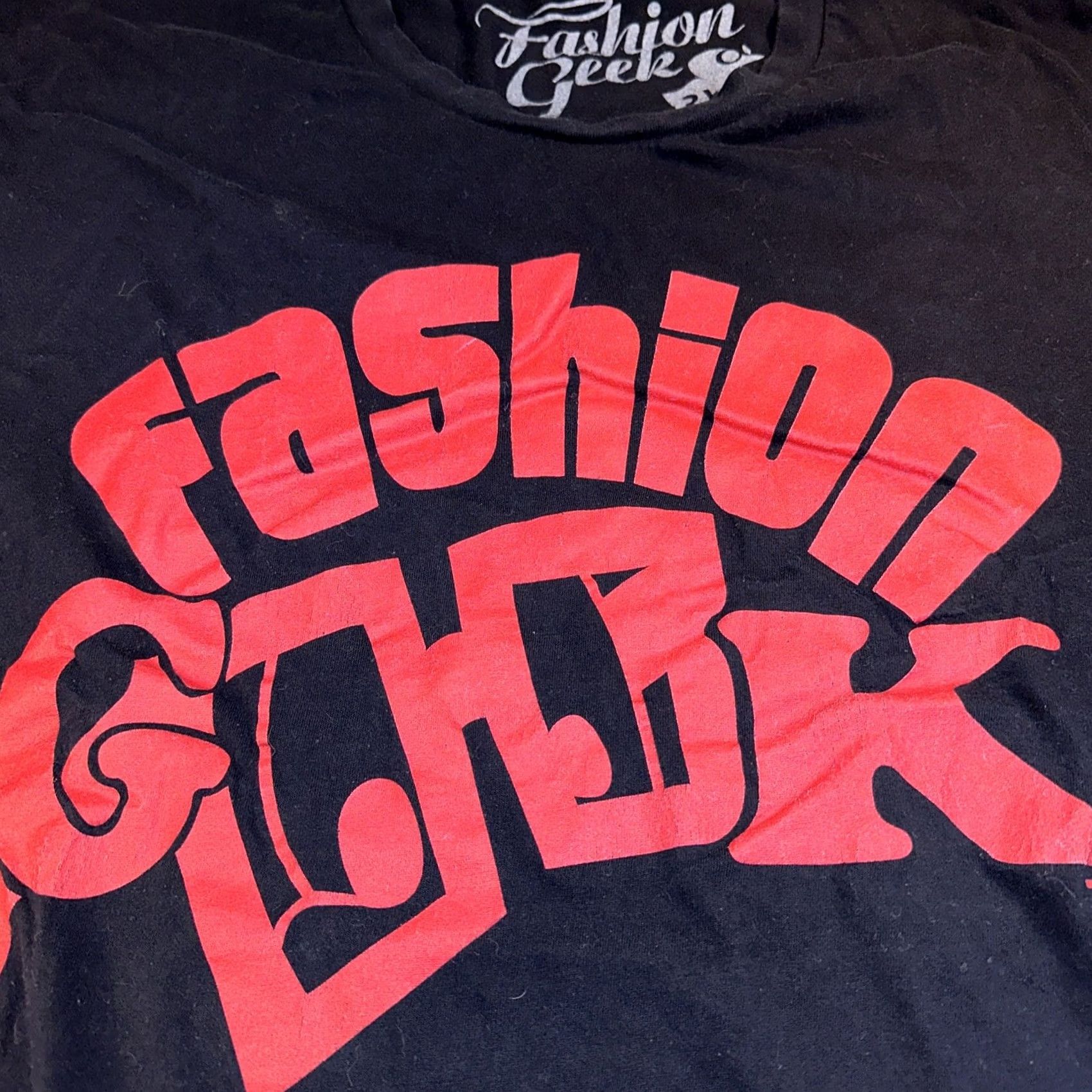 Vintage Fashion Men T-Shirt 3XL Black Geek Tee Size US XXL / EU 58 / 5 - 2 Thumbnail