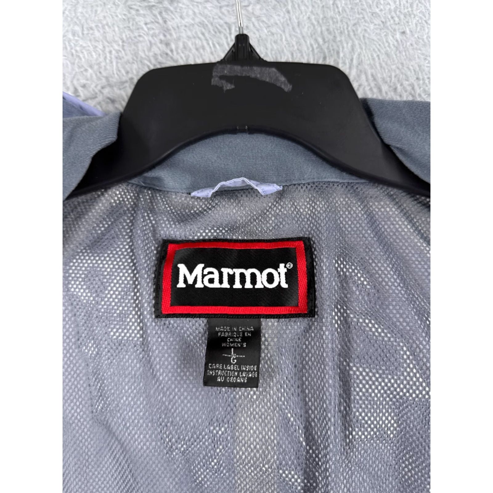Marmot Marmot Jacket Womens Medium Purple Full Zip Hooded Nylon Shell Poly Lined READ Size M / US 6-8 / IT 42-44 - 3 Thumbnail