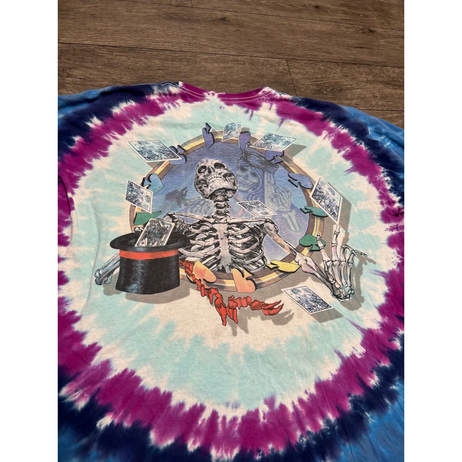 Grateful Dead × Vintage Vintage Grateful Dead Long Sleeve Tie Dyed Tee Sz 2XL 99 Size US XXL / EU 58 / 5 - 6 Thumbnail