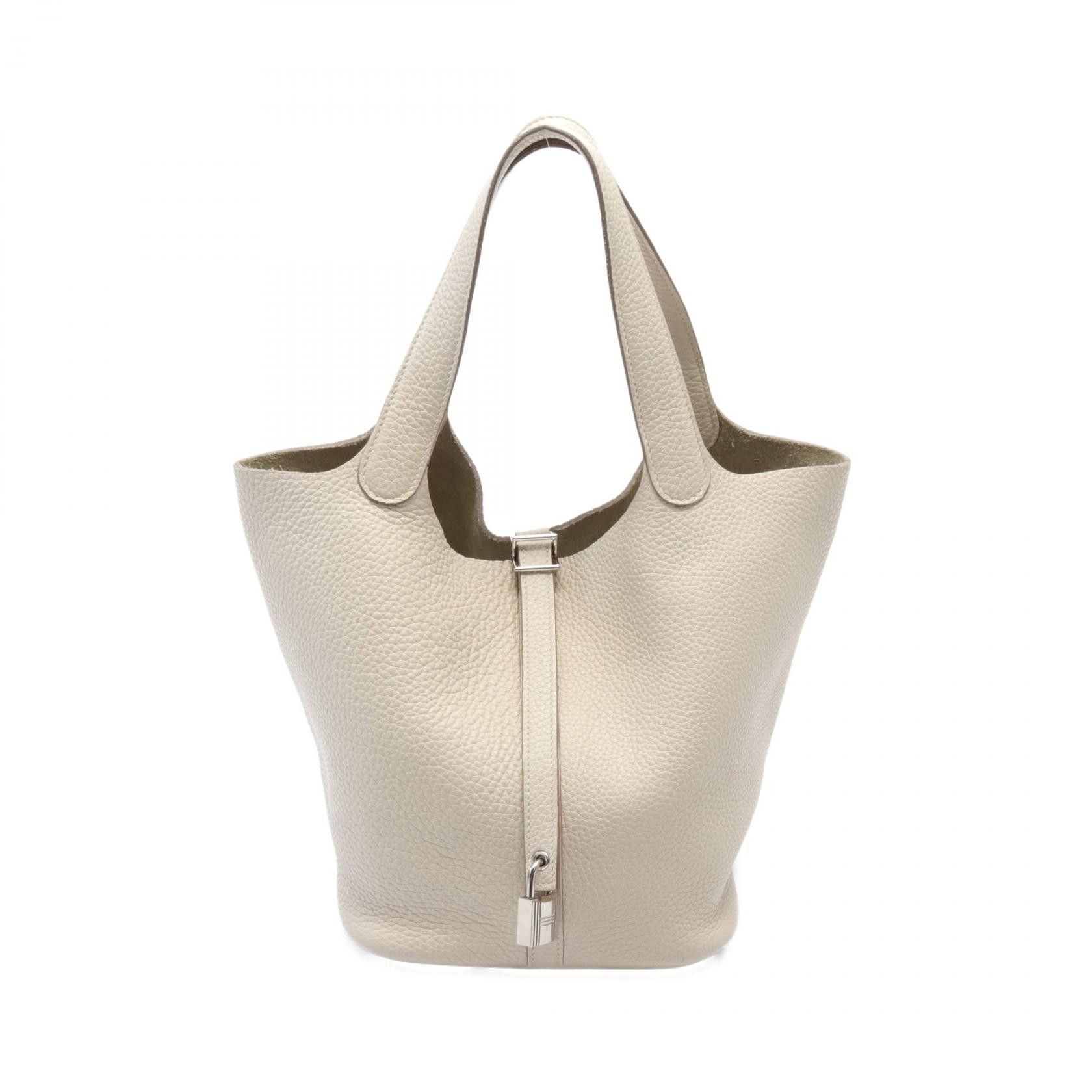 Hermes Hermes Clemence Picotin Lock 22 Leather Handbag in Very Good Condition Size ONE SIZE - 1 Thumbnail