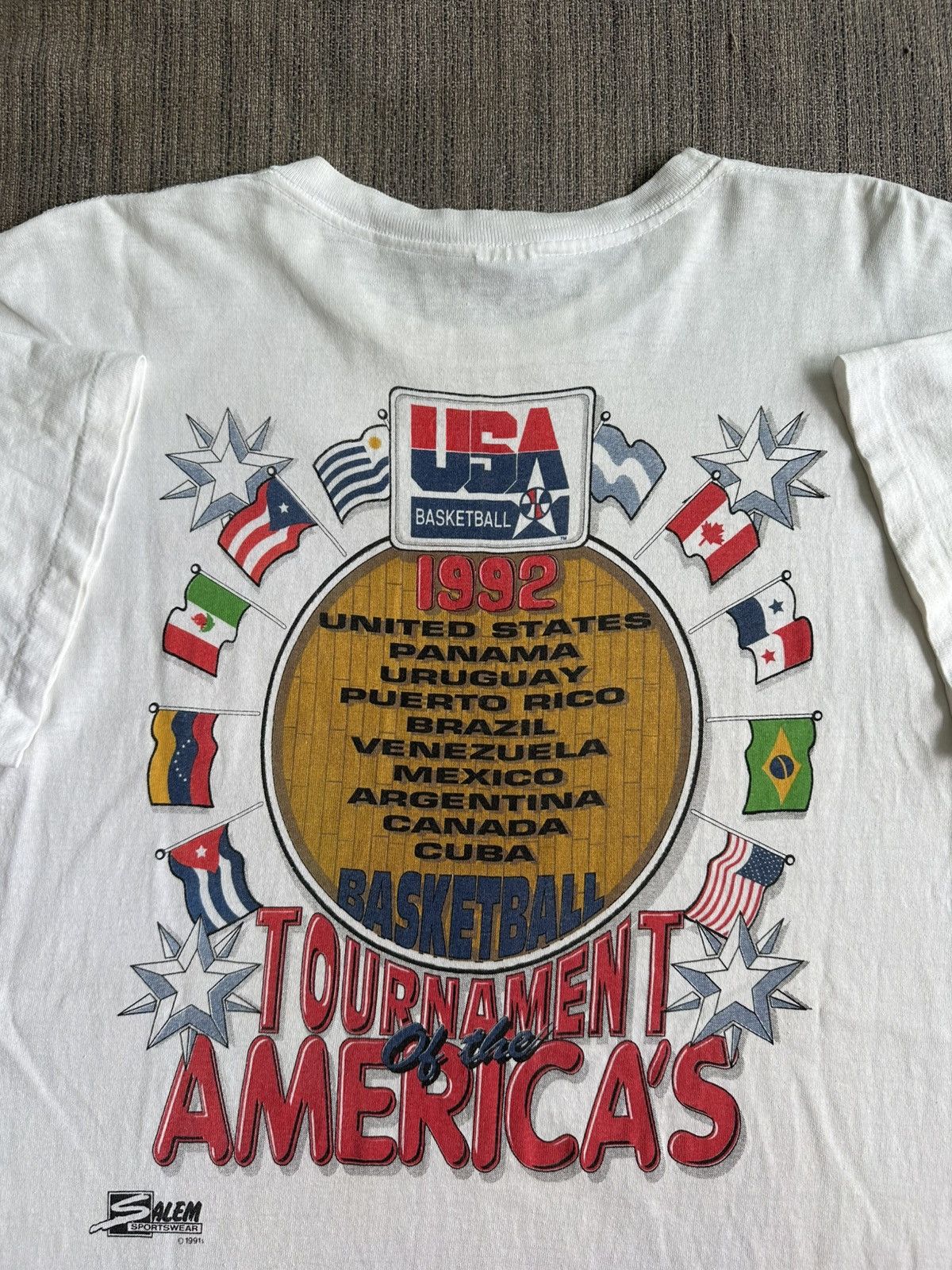 NBA × Salem Sportswear × Vintage Vintage 90’s USA Team Basketball Olympic Champions Salem Size US L / EU 52-54 / 3 - 2 Thumbnail