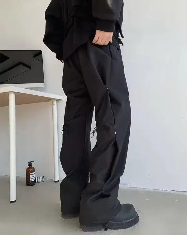 Japanese Brand Miyuki x Shii Casual Trousers Sports Drawstring Pleated Pant Size US 28 / EU 44 - 4 Thumbnail