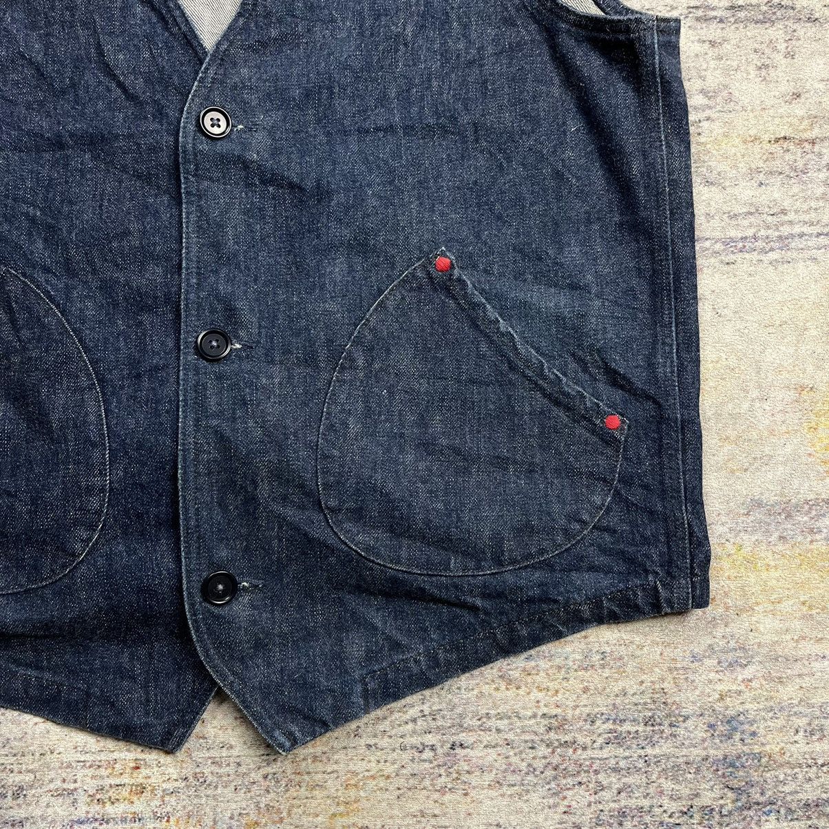 Momotaro Jeans momotaro indigo denim vest Size US L / EU 52-54 / 3 - 3 Thumbnail