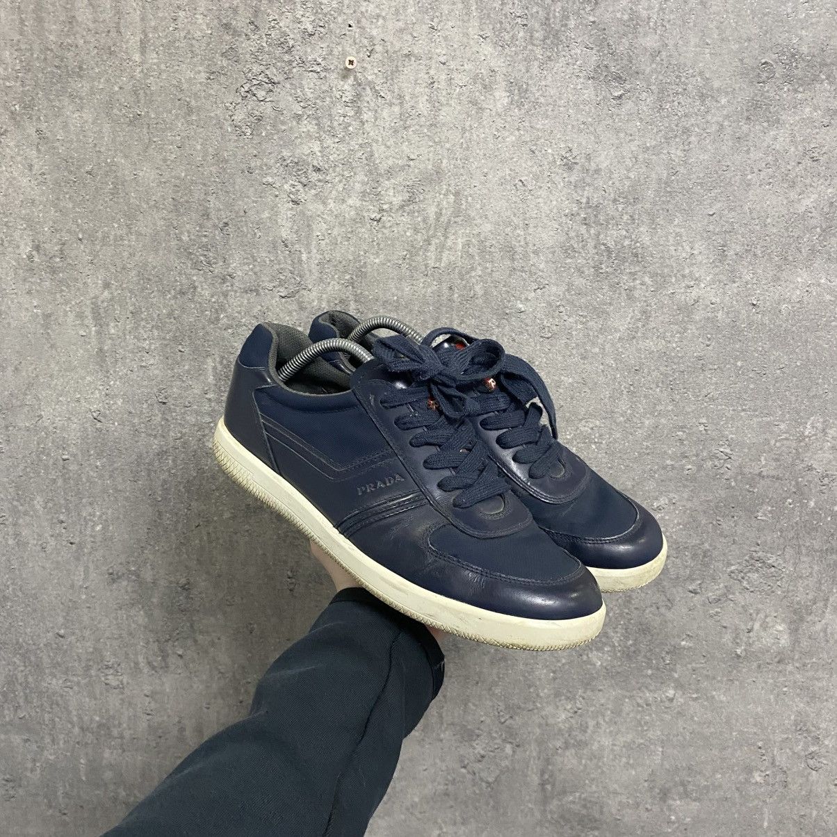 Prada Vintage Prada Shoes Red Tab Sneakers Size US 7 / EU 40 - 2 Thumbnail