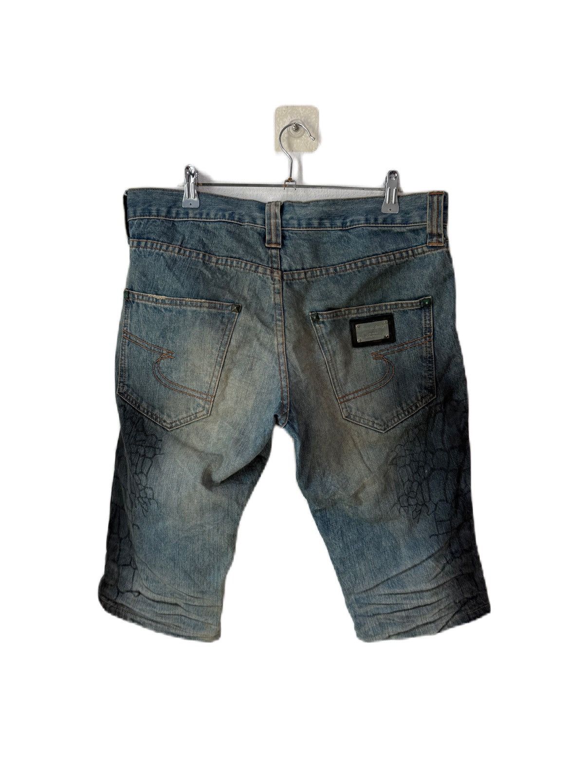 semanticdesign Semantic Design Shorts Denim Mountain Rock Art Size US 34 / EU 50 - 4 Thumbnail