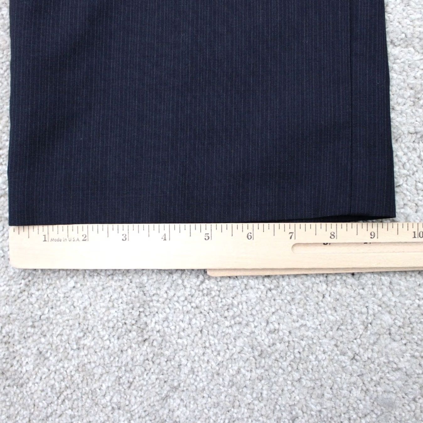 Banana Republic Banana Republic Pants Mens 38x30 Navy Blue Classic Fit 100% Wool Lined Dress Pants Slimming Comfort Straight Front Beltless Not Applicable Size US 38 / EU 54 - 4 Thumbnail