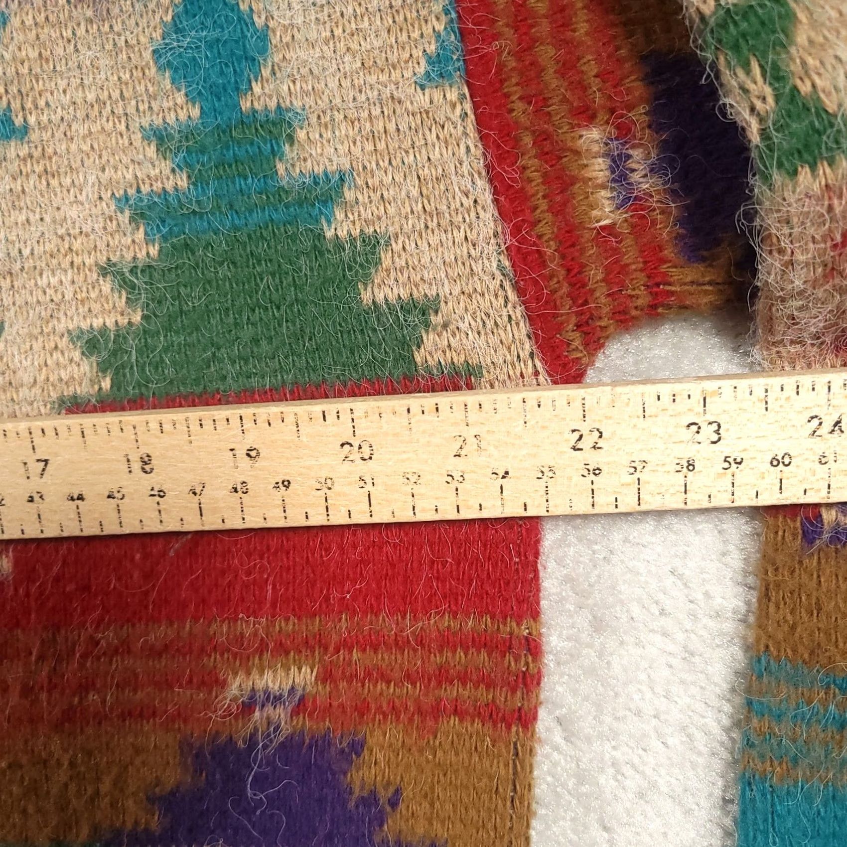 Needles VINTAGE Needles and Yarn Pullover Sweater Unisex Adults Large Oversized Aztec USA Made Sweater Size L / US 10 / IT 46 - 5 Thumbnail