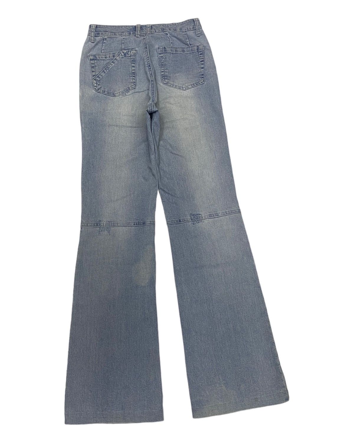 Hysteric Glamour FLARED🔥HYSTERIC OG STYLE HAGI PATCHWORK DENIM FLARE JEANS Size US 26 / EU 42 - 6 Thumbnail