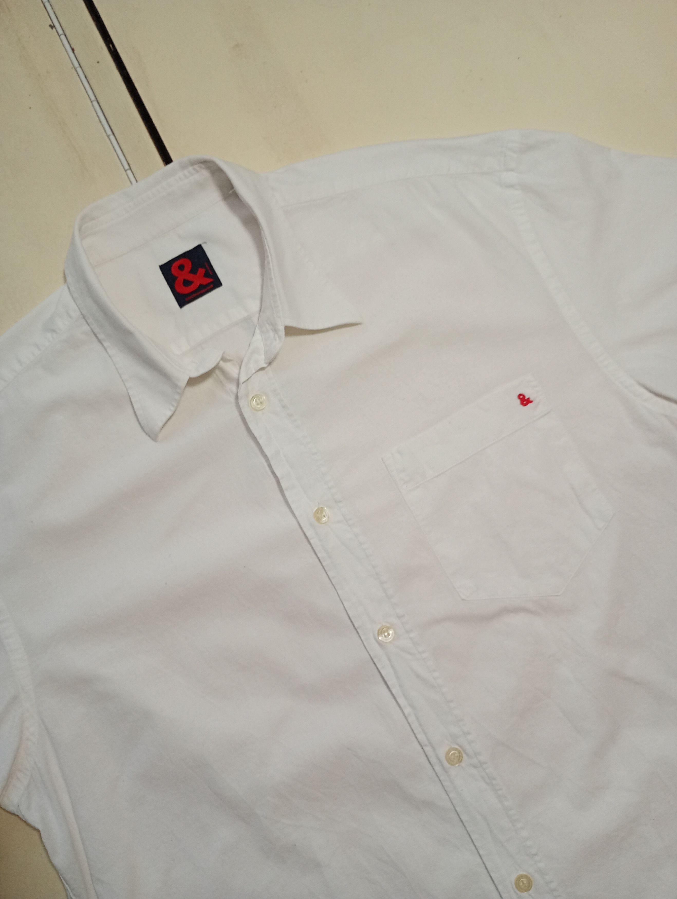 Designer × Dolce & Gabbana Dolce & Gabbana Short Sleeve White Shirt Vintage Size US L / EU 52-54 / 3 - 8 Thumbnail