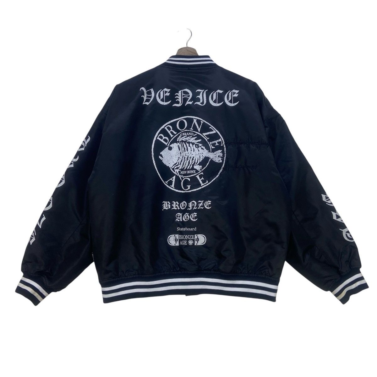 Other Skategang🔥Skateboard Bronze Age New Bone Satin Varsity Size US M / EU 48-50 / 2 - 1 Thumbnail