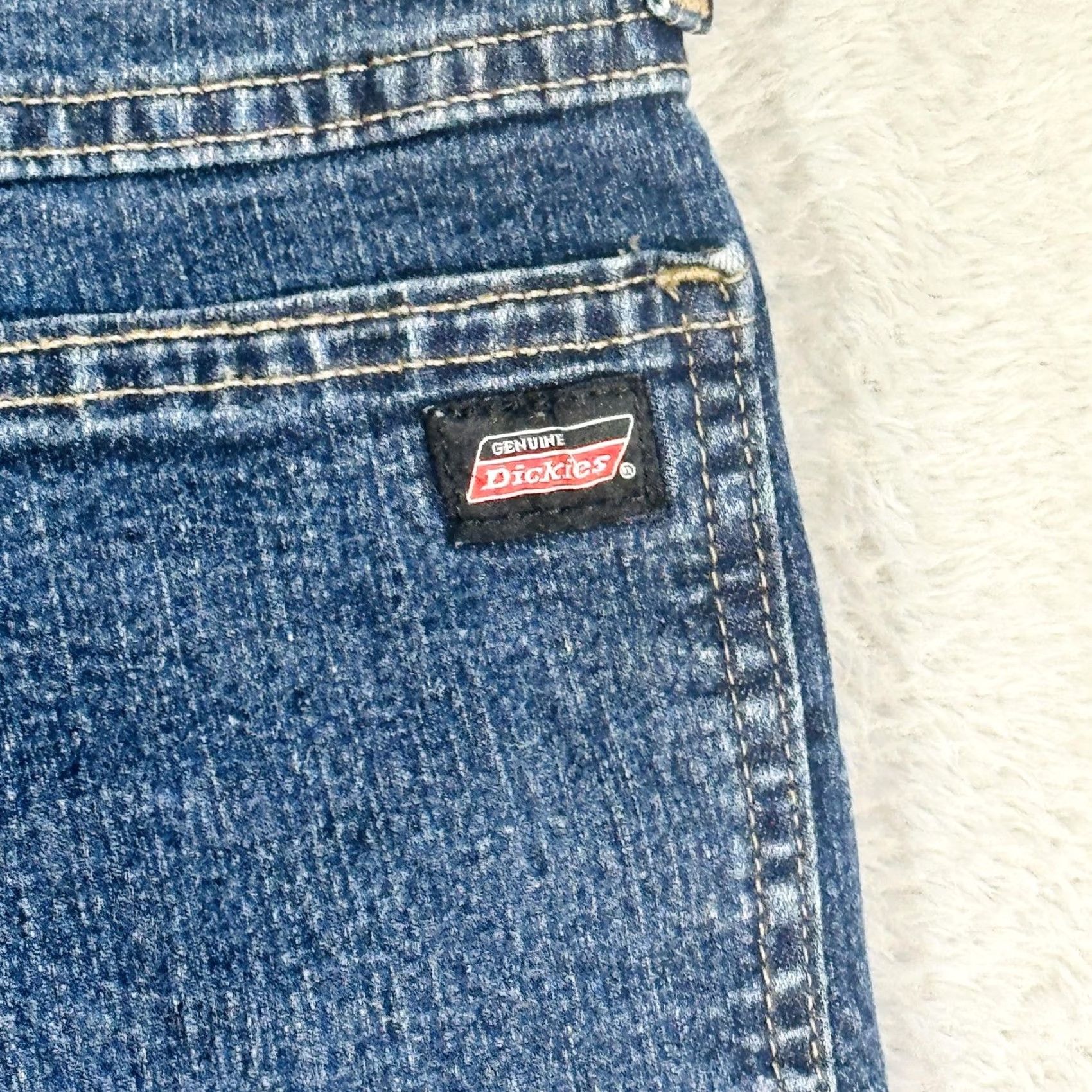 Dickies Dickies Shorts Mens 38 Blue Cargo Relaxed Fit Stretch Denim 11 Inseam Pockets Size US 38 / EU 54 - 7 Thumbnail