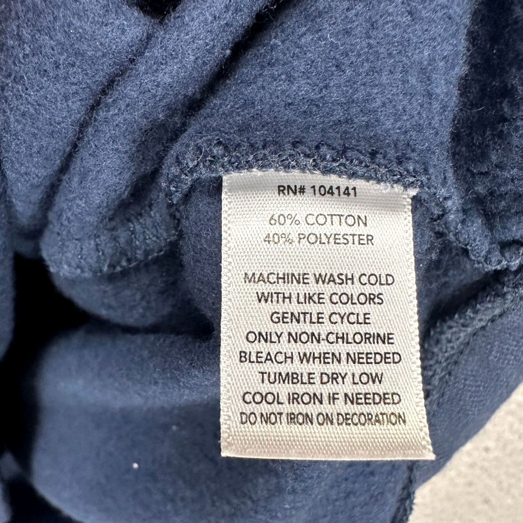 Vintage Field & Stream Mens Hoodie Sweatshirt XL Blue Eagle American Flag Drawstring NEW Size US XL / EU 56 / 4 - 5 Thumbnail