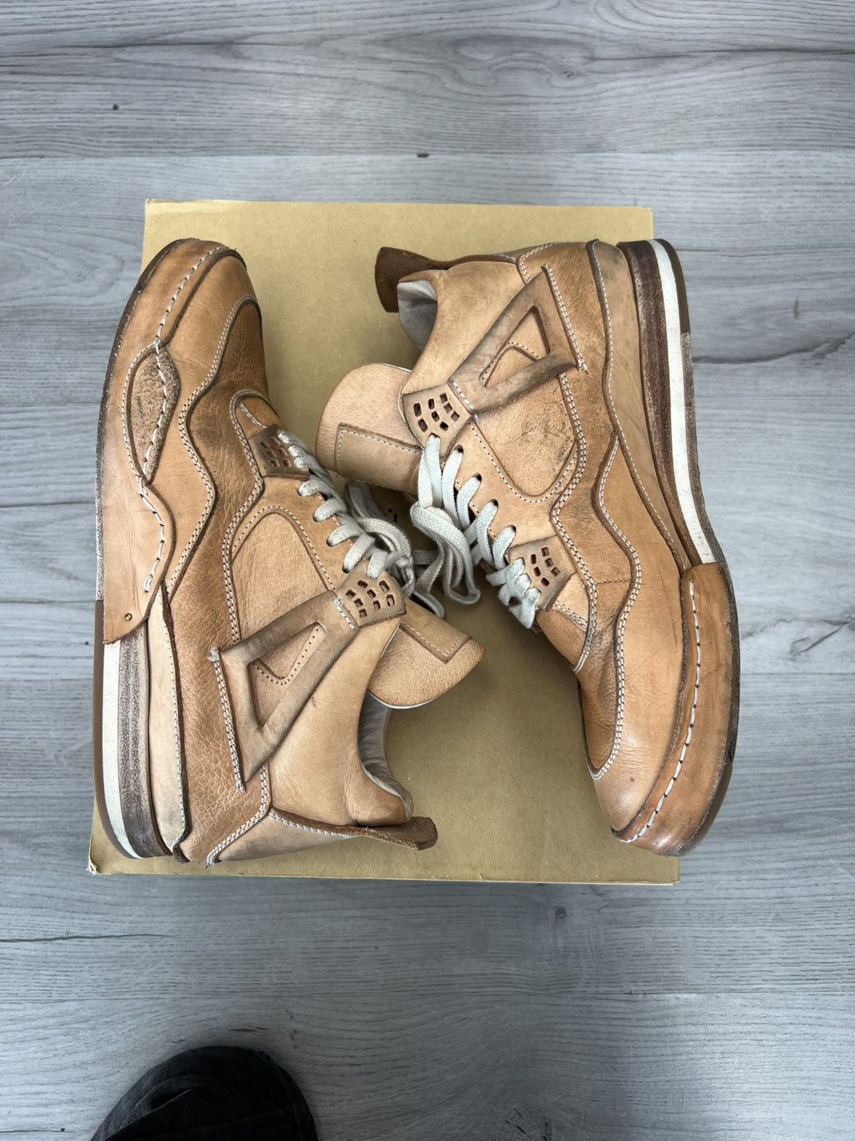 Hender Scheme Hender Scheme MIP-10 Jordan 4 Natural Size US 9.5 / EU 42-43 - 5 Thumbnail