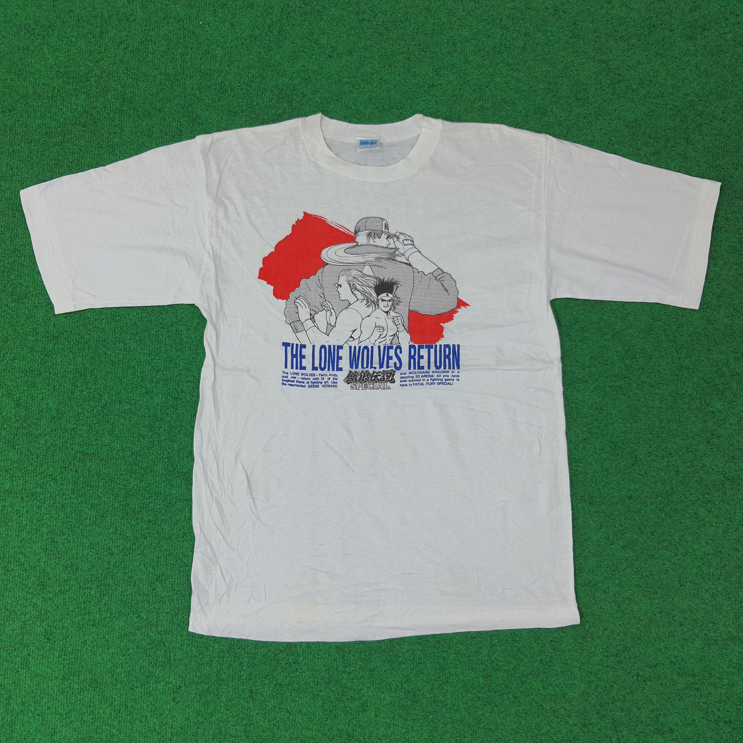 Vintage Vintage King Of Fighter Game Terry Bogard Tshirt C249N21 Size US M / EU 48-50 / 2 - 1 Thumbnail