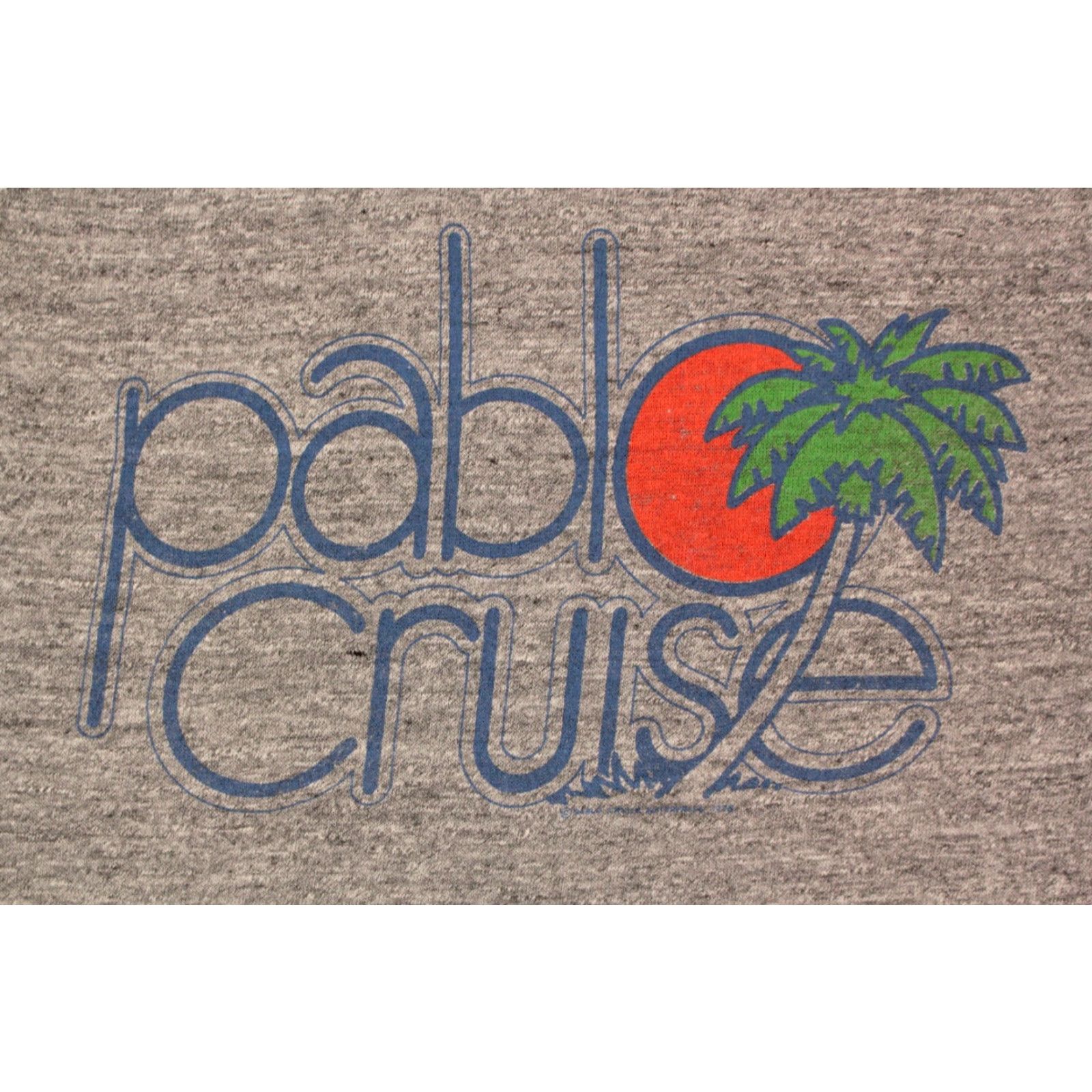 Vintage VTG Pablo Cruise T-Shirt Men’s 70s Graphic Tee XS Gray/Grey 1970s Band TShirt Soft Athletic Shirt Pop Culture Shirt Mens Size US XS / EU 42 / 0 - 5 Thumbnail