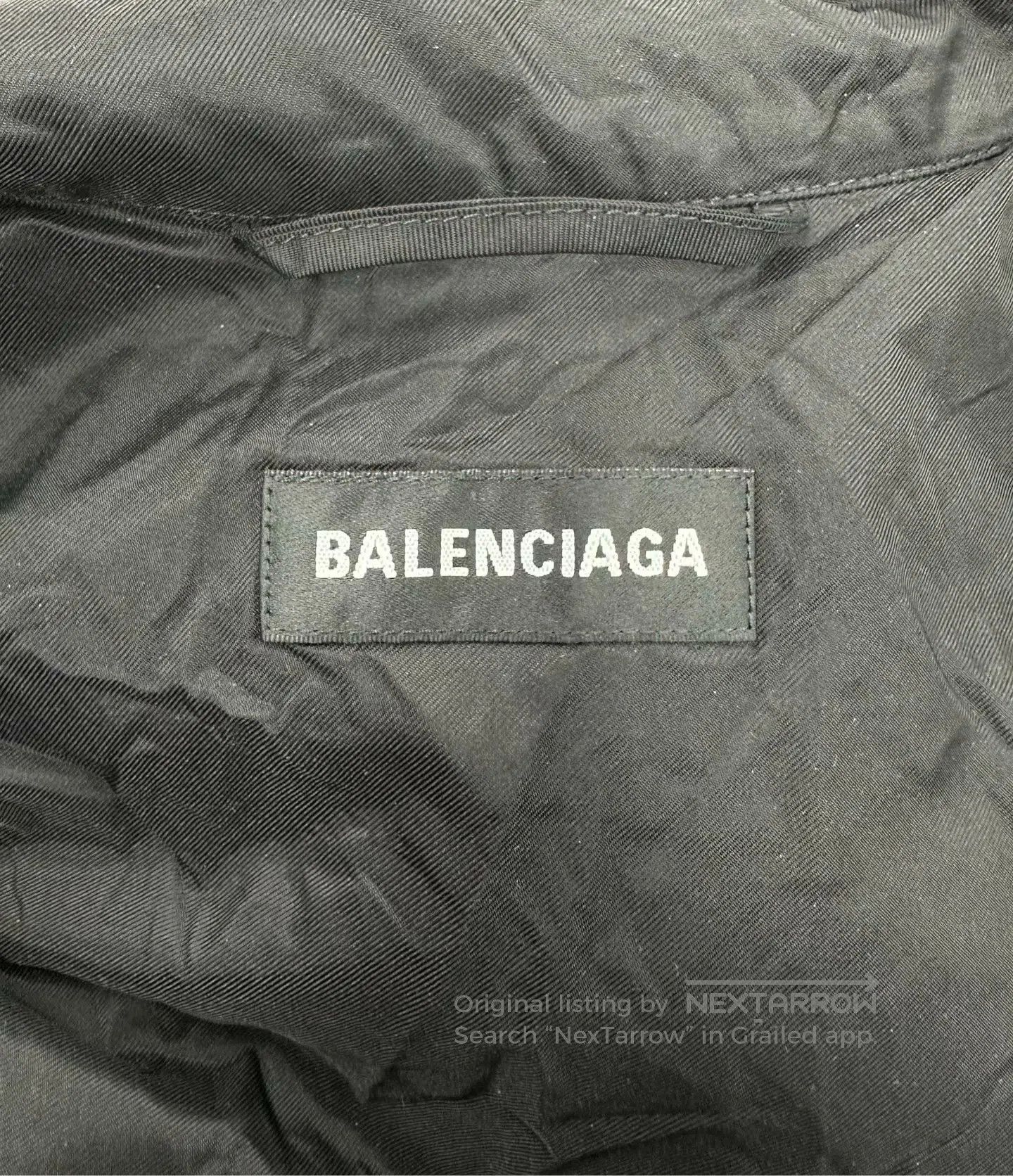 Balenciaga Balenciaga Black and Yellow B Letter Logo Zipper Jacket Wi Size US S / EU 44-46 / 1 - 3 Thumbnail