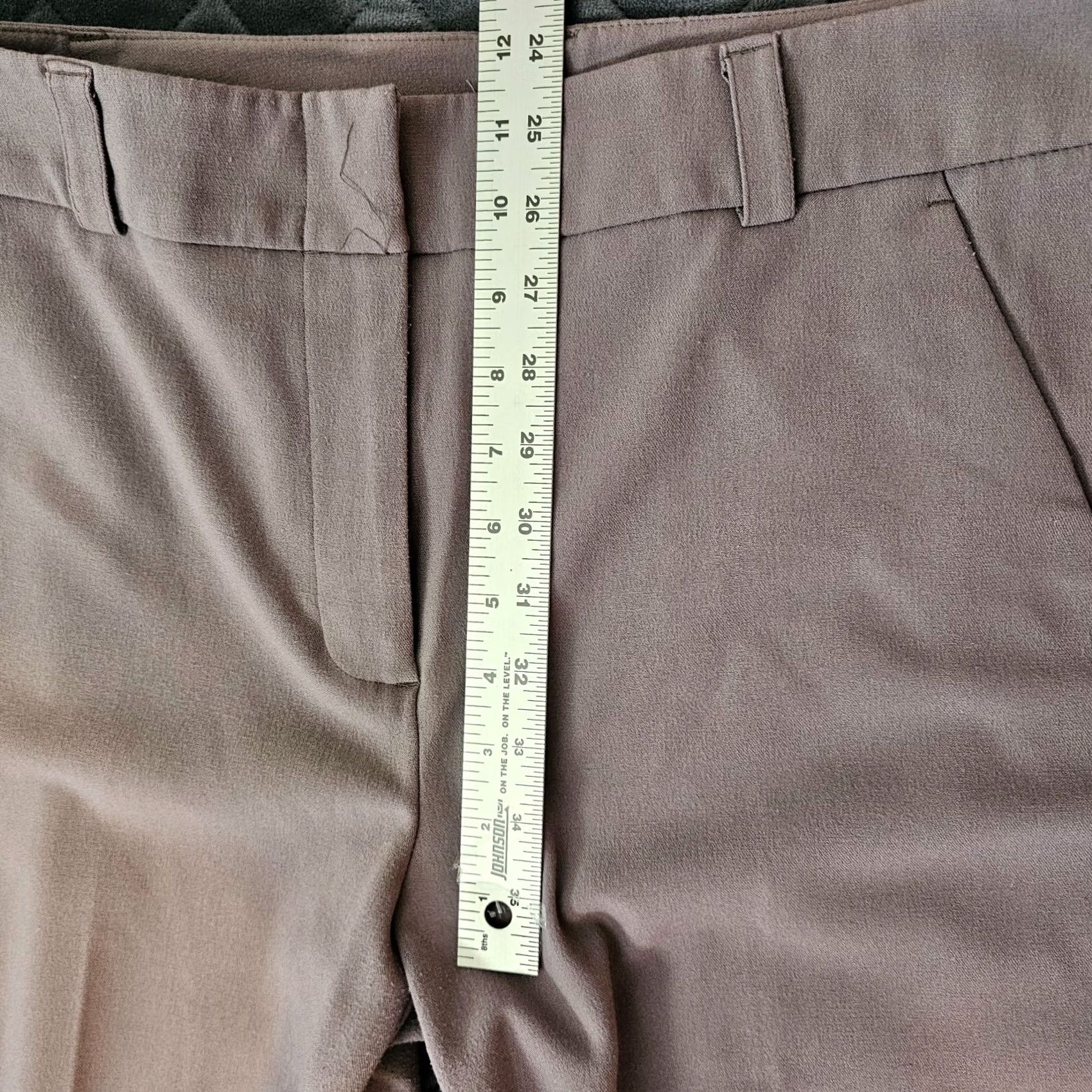 Vintage JLO Ladies Pants Straight Ankle Light Purple Size 10 Short Hemmed Size 32" / US 10 / IT 46 - 6 Thumbnail