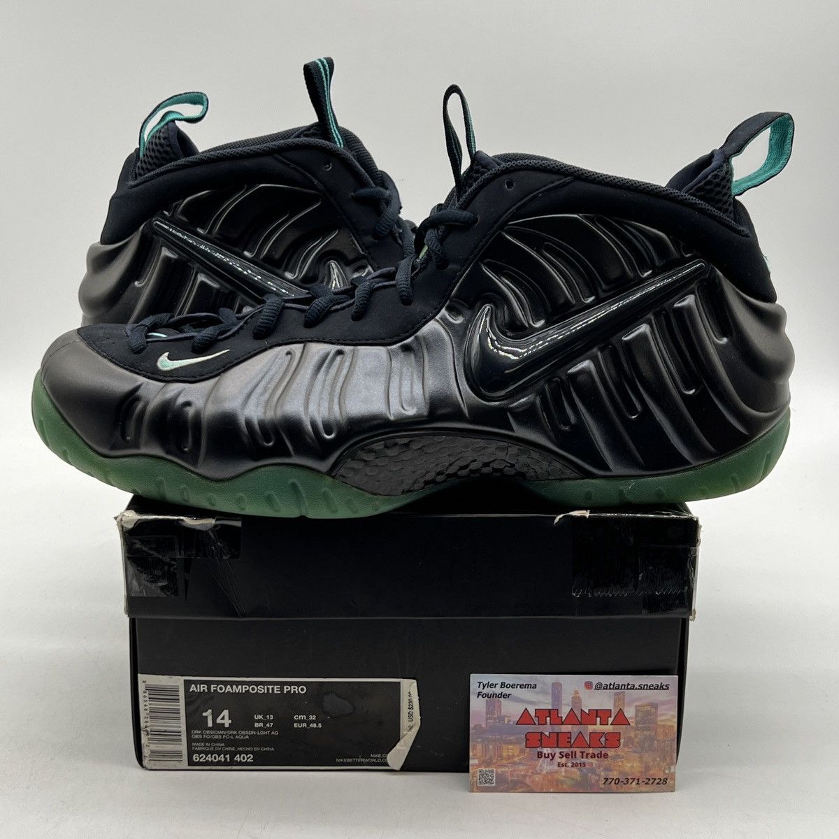 Nike Air Foamposite pro Aqua Size US 14 / EU 47 - 1 Thumbnail