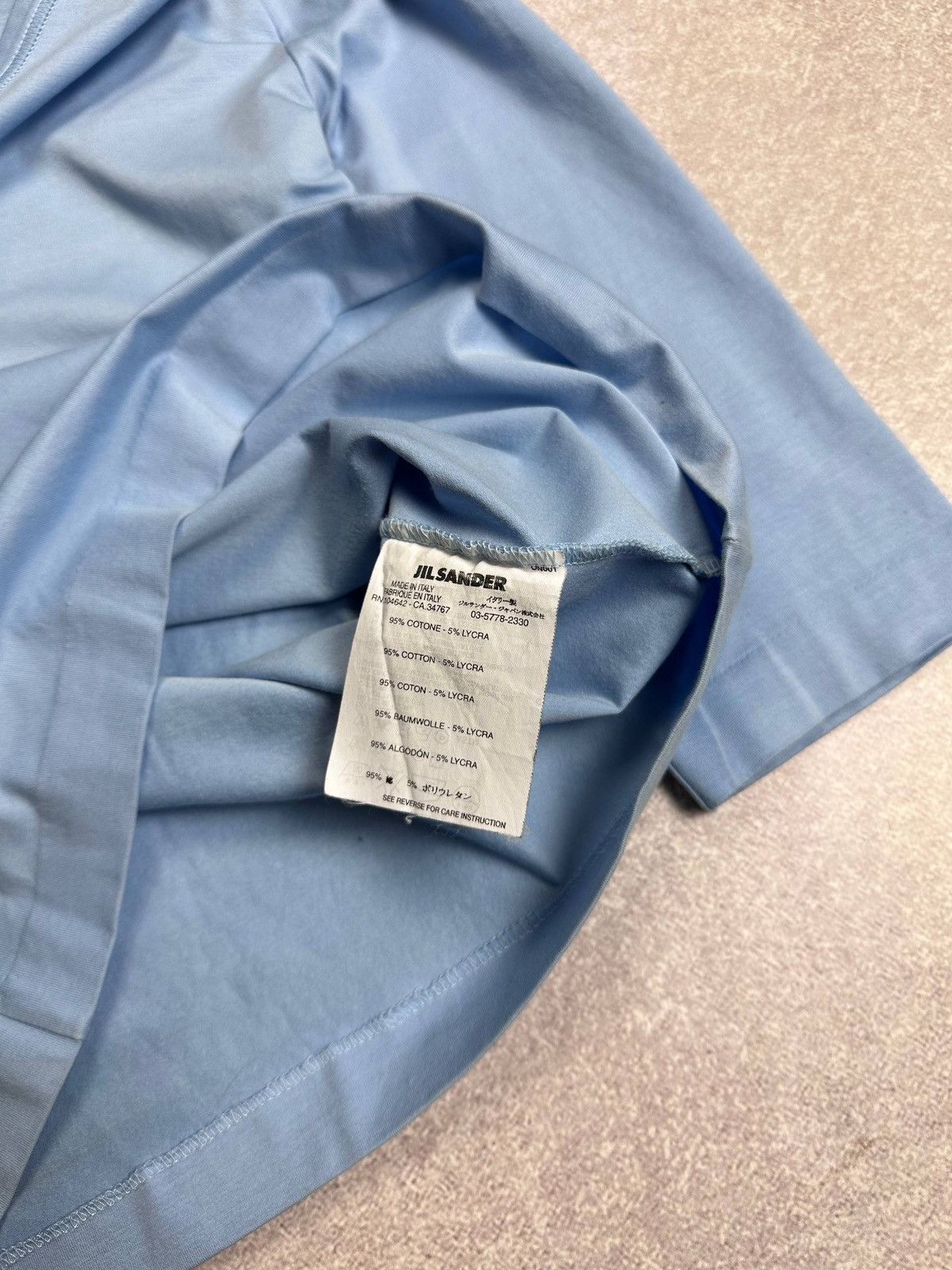 Jil Sander Vintage Jil Sander Blue Blouse M Size M / US 6-8 / IT 42-44 - 5 Thumbnail